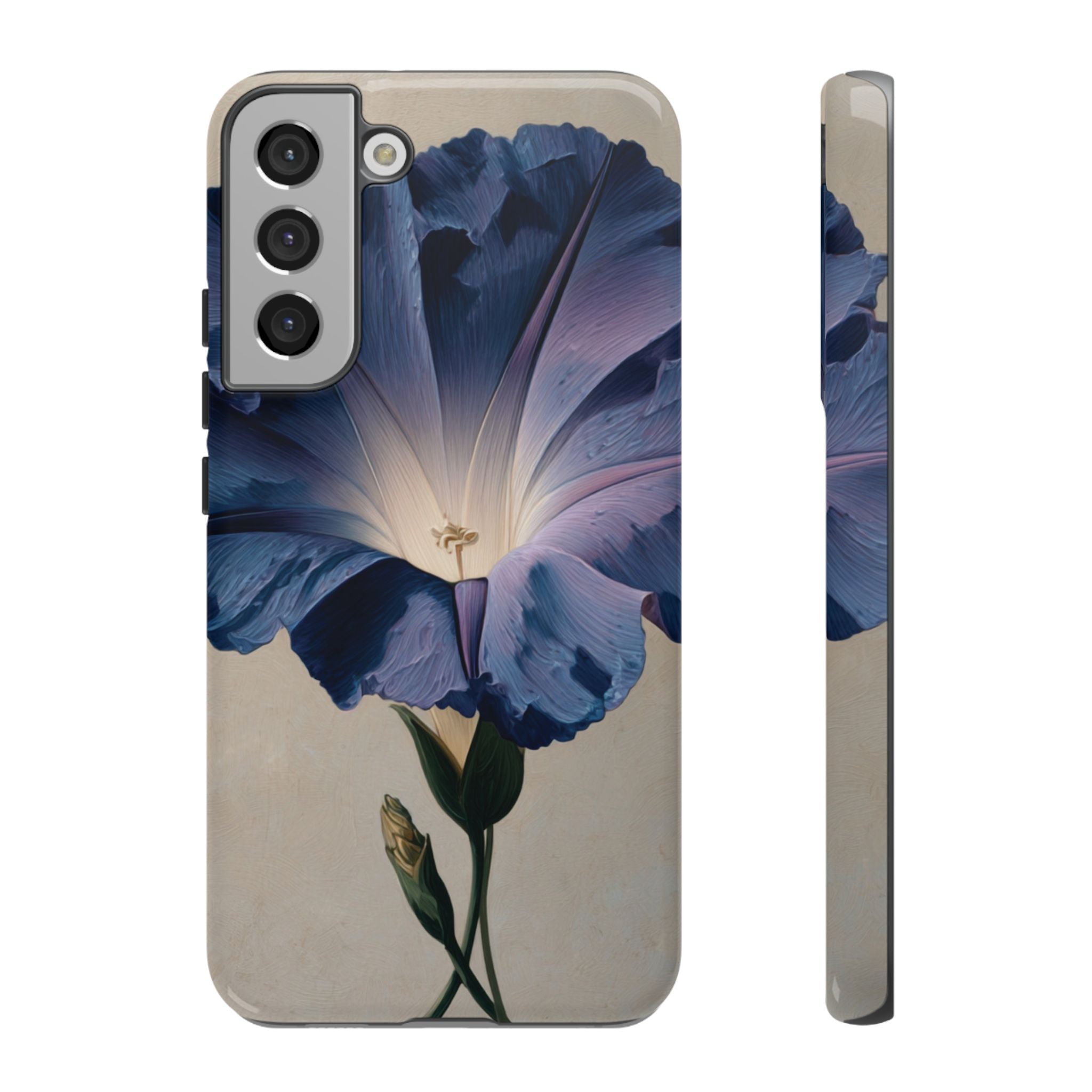 Floral Phone Case, Tough Cases with Purple Flower Design, Phone Accessories