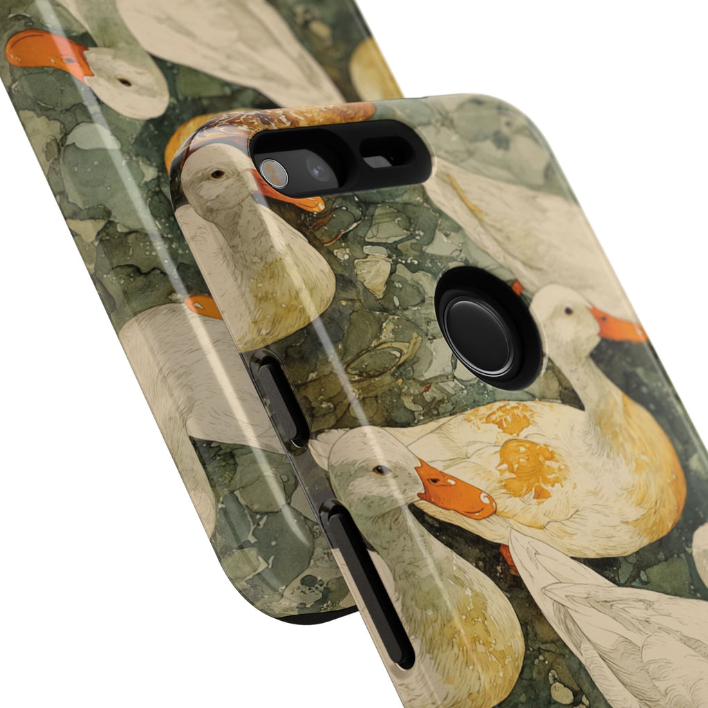 Duck-Themed Phone Case, Quirky Phone Cover, Nature Lover Gift