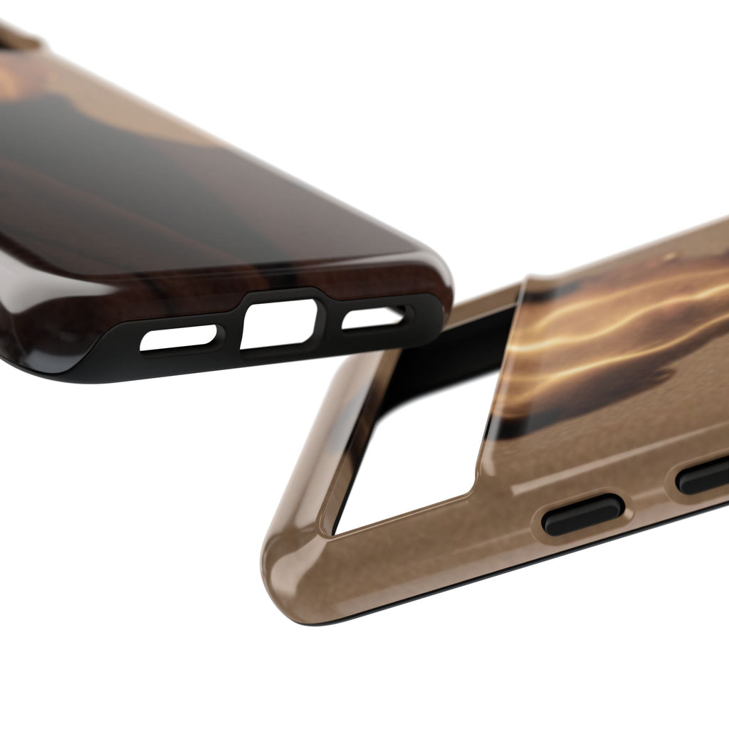 Stylish Phone Case with Artistic Design, Fashion Tech Accessory, Tough Cases