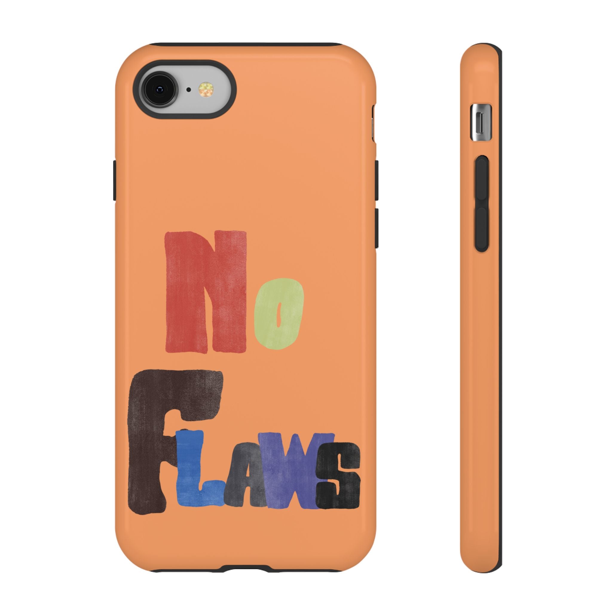 "No Flaws" Retro Hand-Lettered Protective Cover