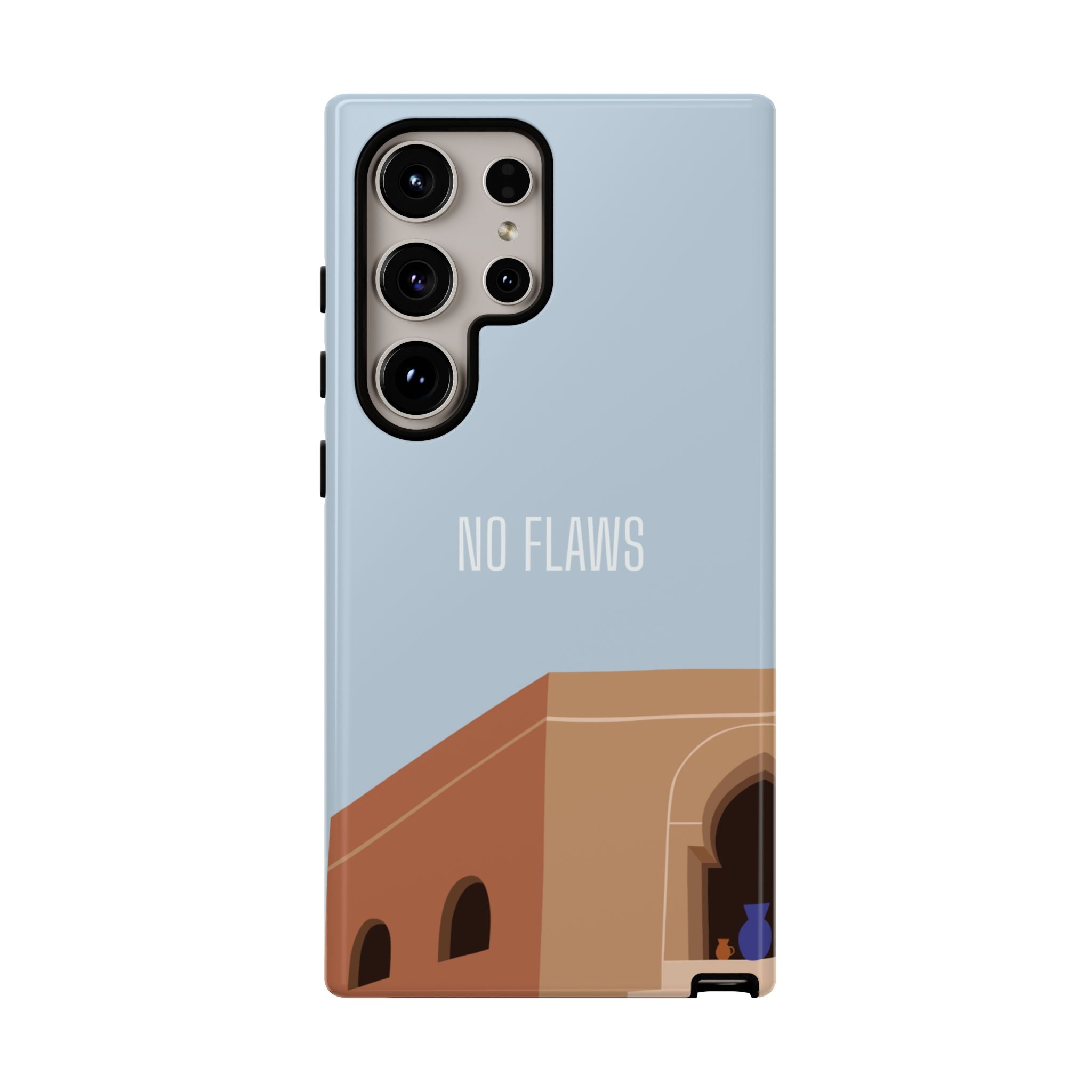 Minimal Desert Illustration “No Flaws” Protective Tough Case
