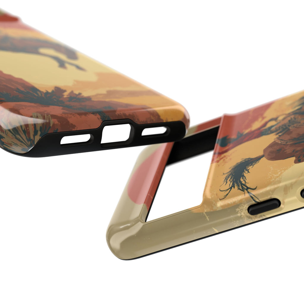 Cowboy Phone Case - Wild West Style, Tough Protection for Outdoor Lovers