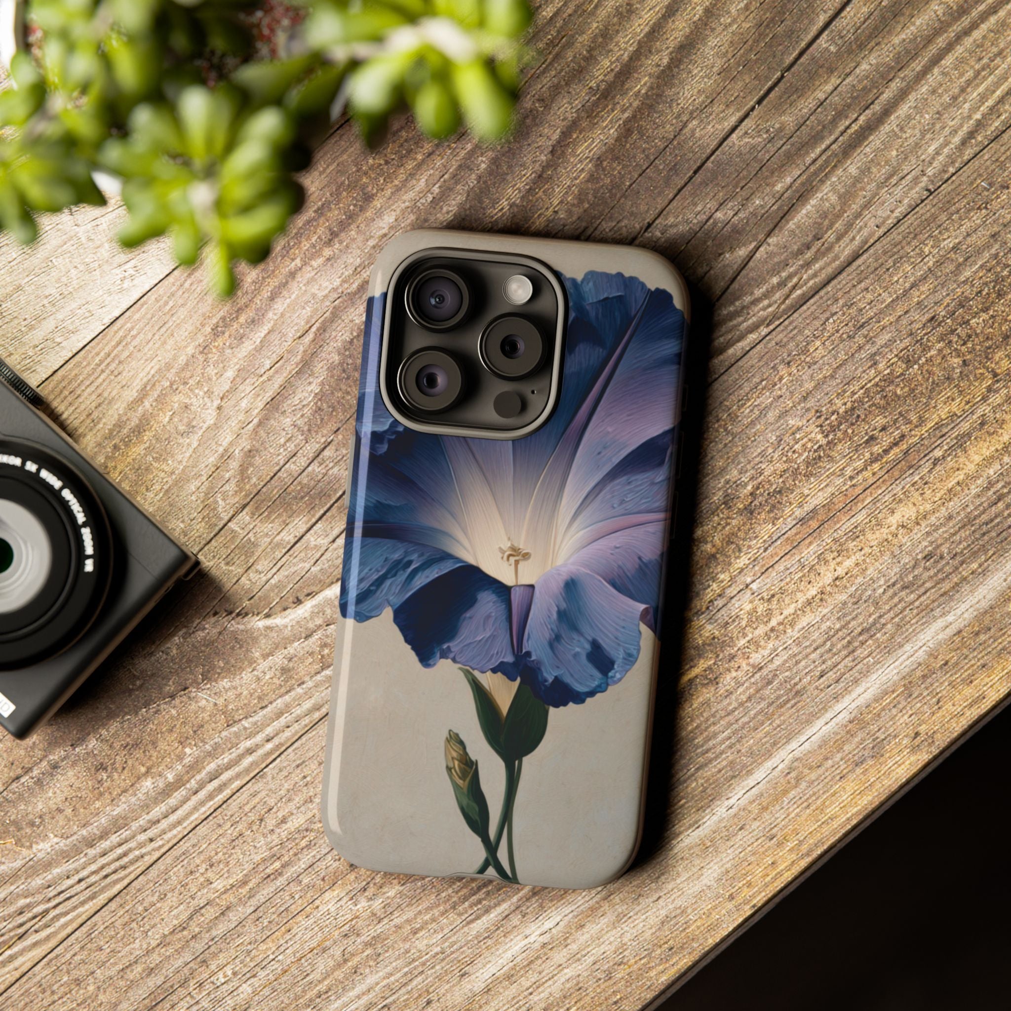 Floral Phone Case, Tough Cases with Purple Flower Design, Phone Accessories