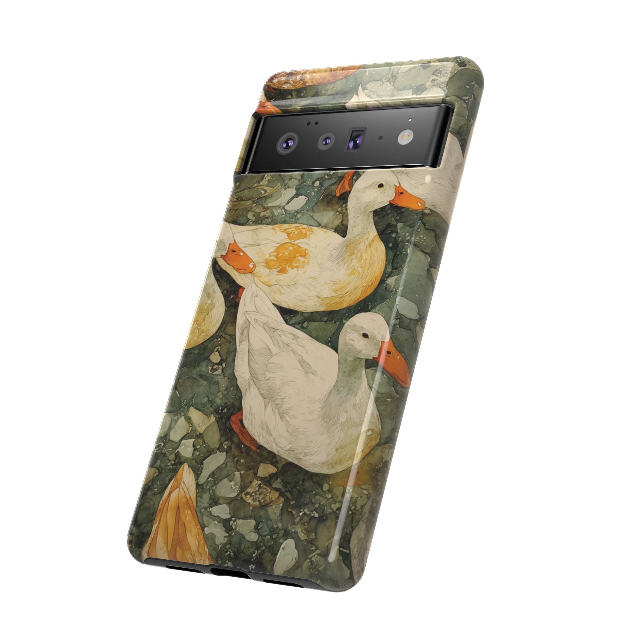 Duck-Themed Phone Case, Quirky Phone Cover, Nature Lover Gift