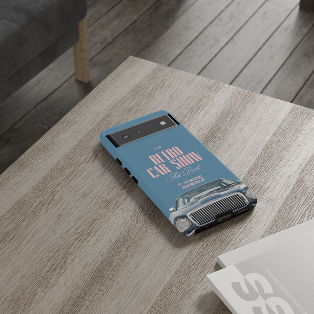 Retro Car Show Phone Case — Vintage Classic Auto Design
