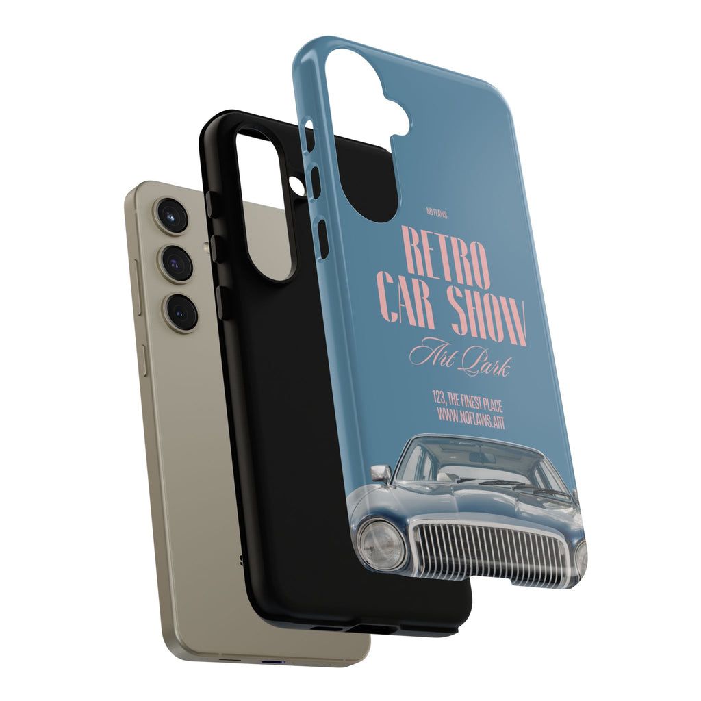 Retro Car Show Phone Case — Vintage Classic Auto Design