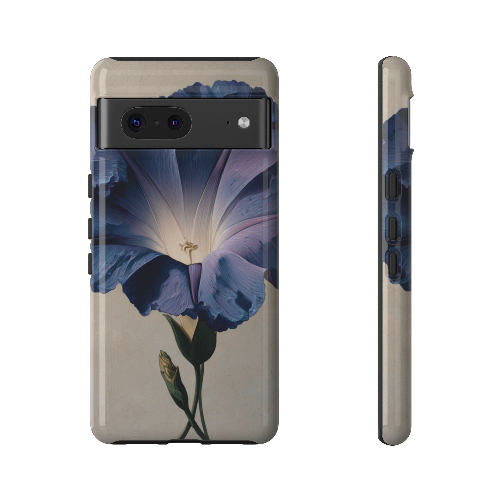 Floral Phone Case, Tough Cases with Purple Flower Design, Phone Accessories