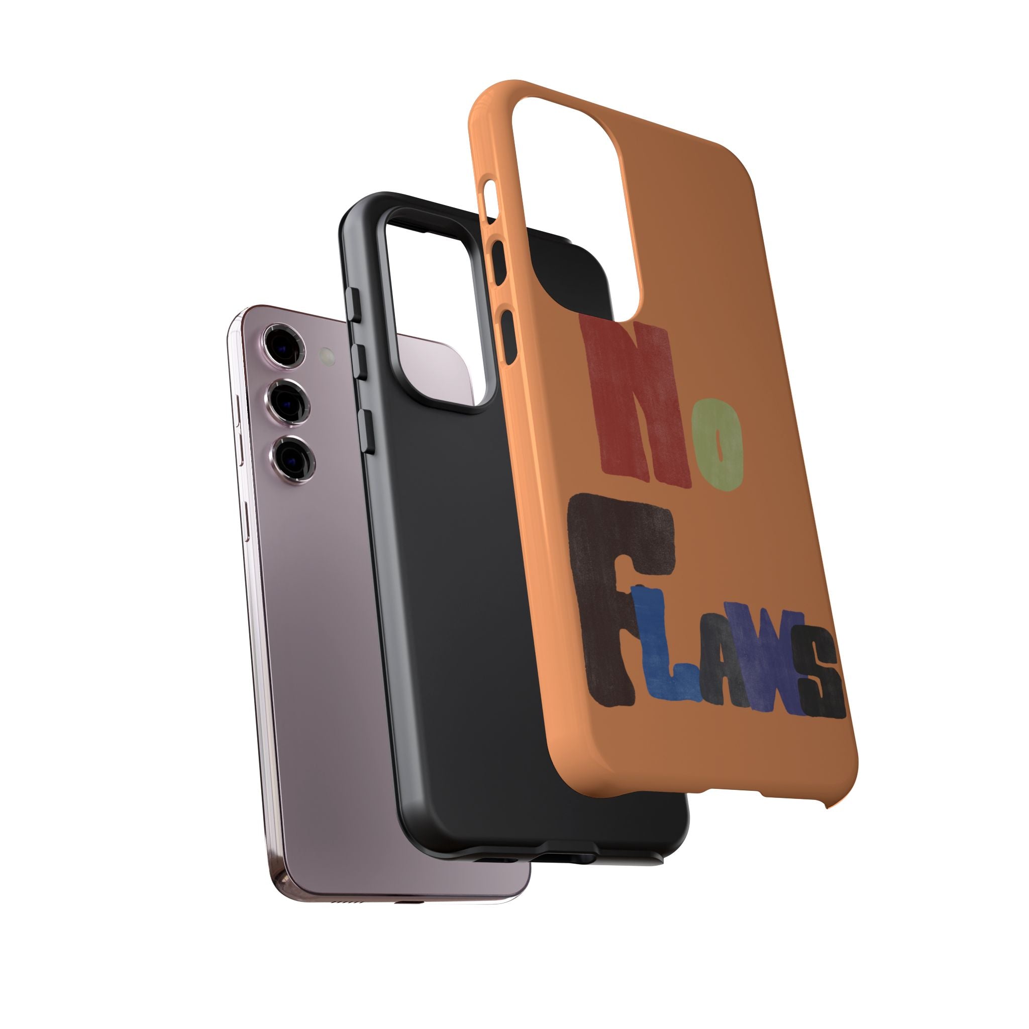 "No Flaws" Retro Hand-Lettered Protective Cover
