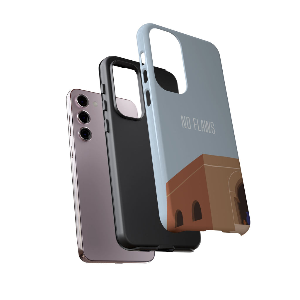 Minimal Desert Illustration “No Flaws” Protective Tough Case