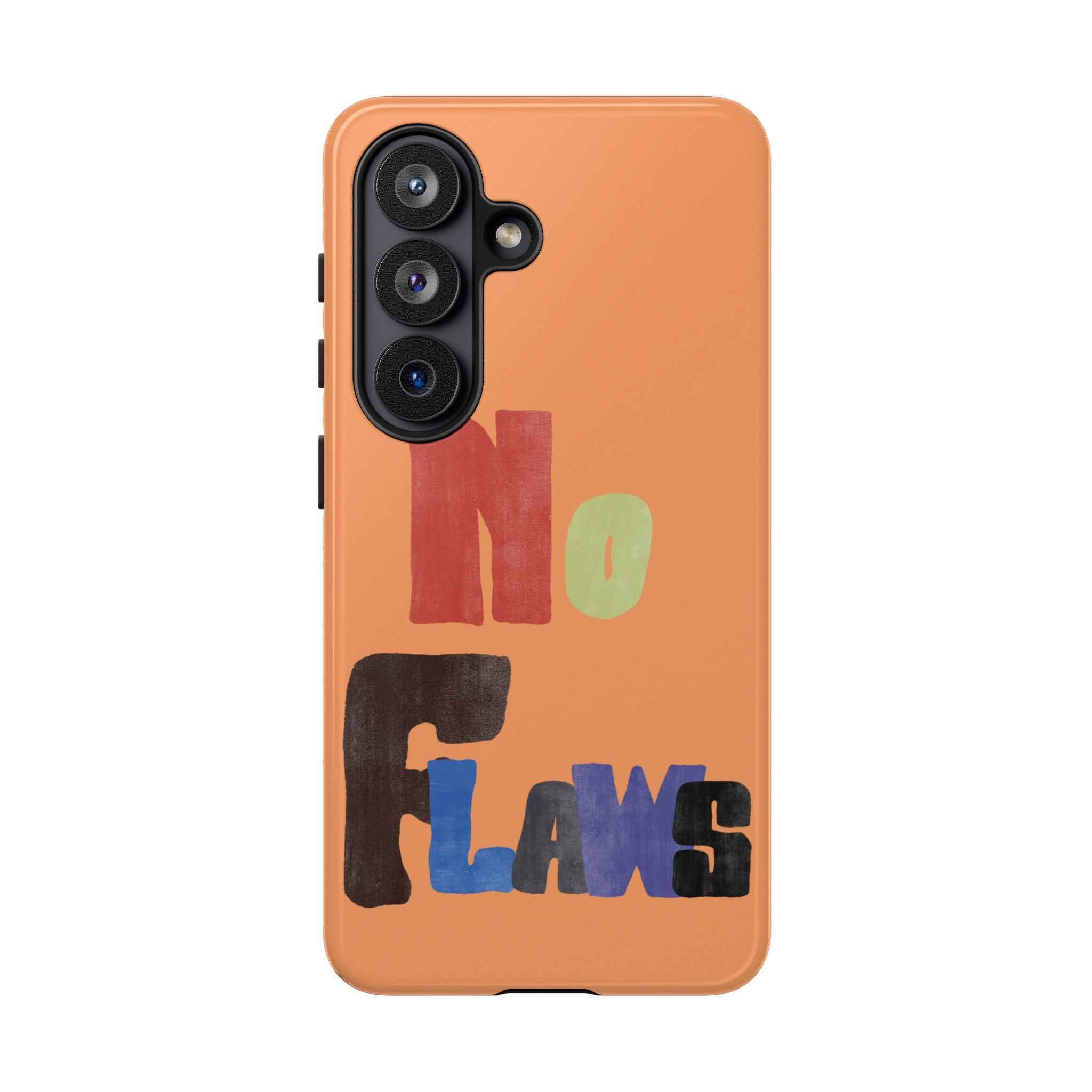 "No Flaws" Retro Hand-Lettered Protective Cover