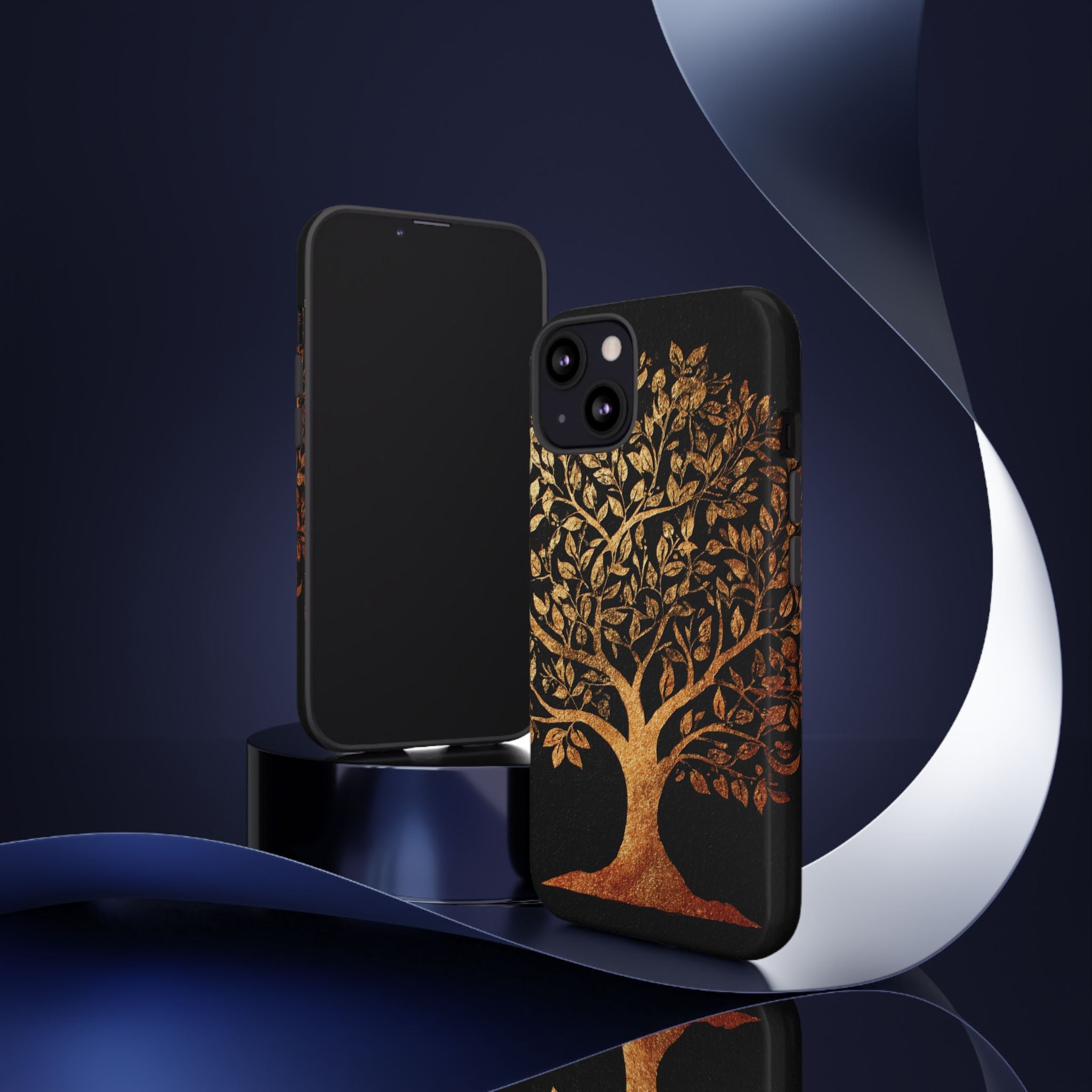 Golden Tree Phone Case, Tough Cases, Nature Lover Gift