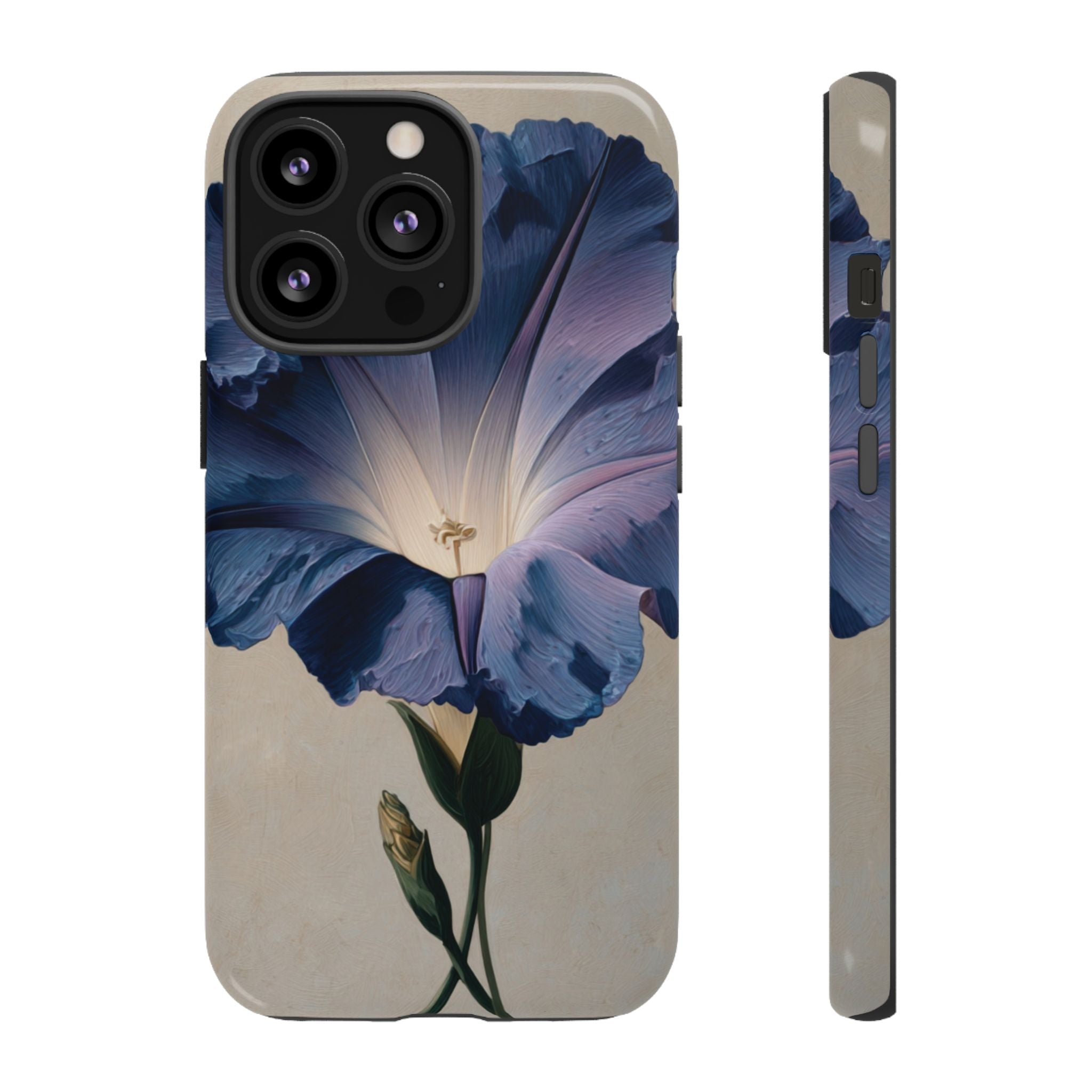 Floral Phone Case, Tough Cases with Purple Flower Design, Phone Accessories