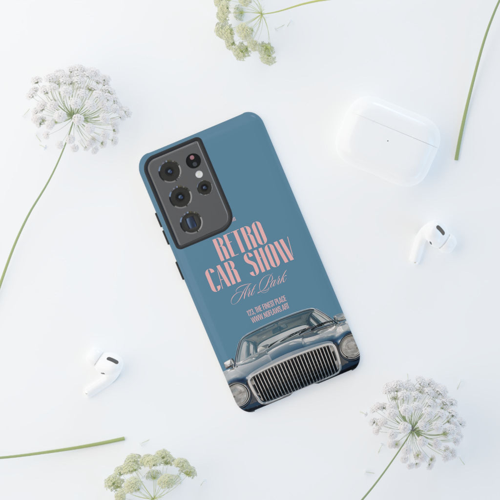 Retro Car Show Phone Case — Vintage Classic Auto Design