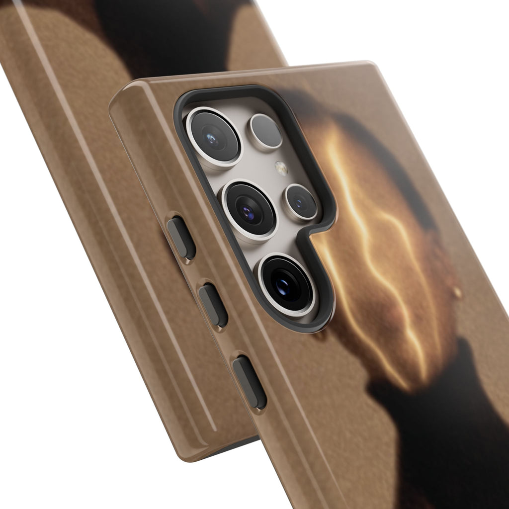 Stylish Phone Case with Artistic Design, Fashion Tech Accessory, Tough Cases