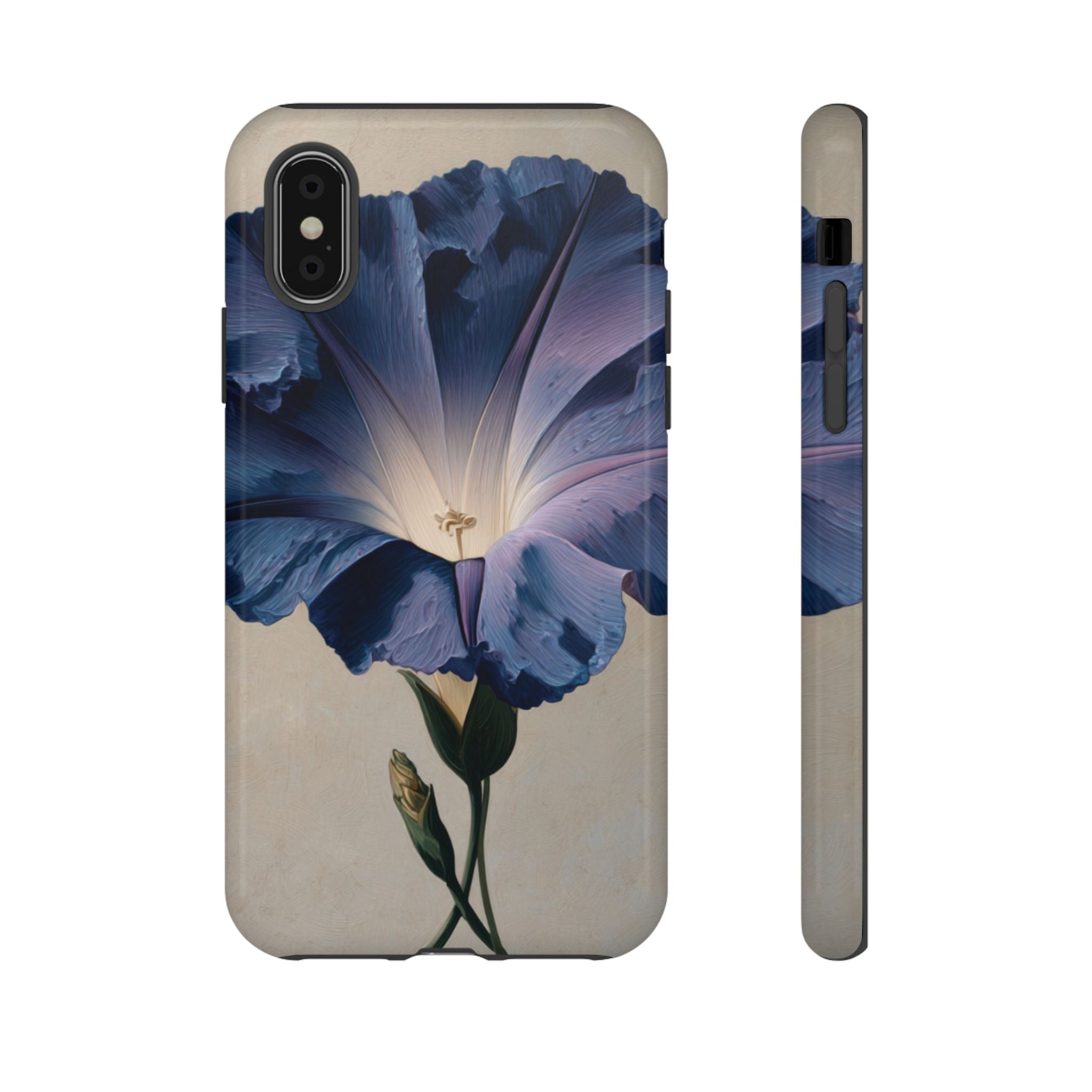 Floral Phone Case, Tough Cases with Purple Flower Design, Phone Accessories