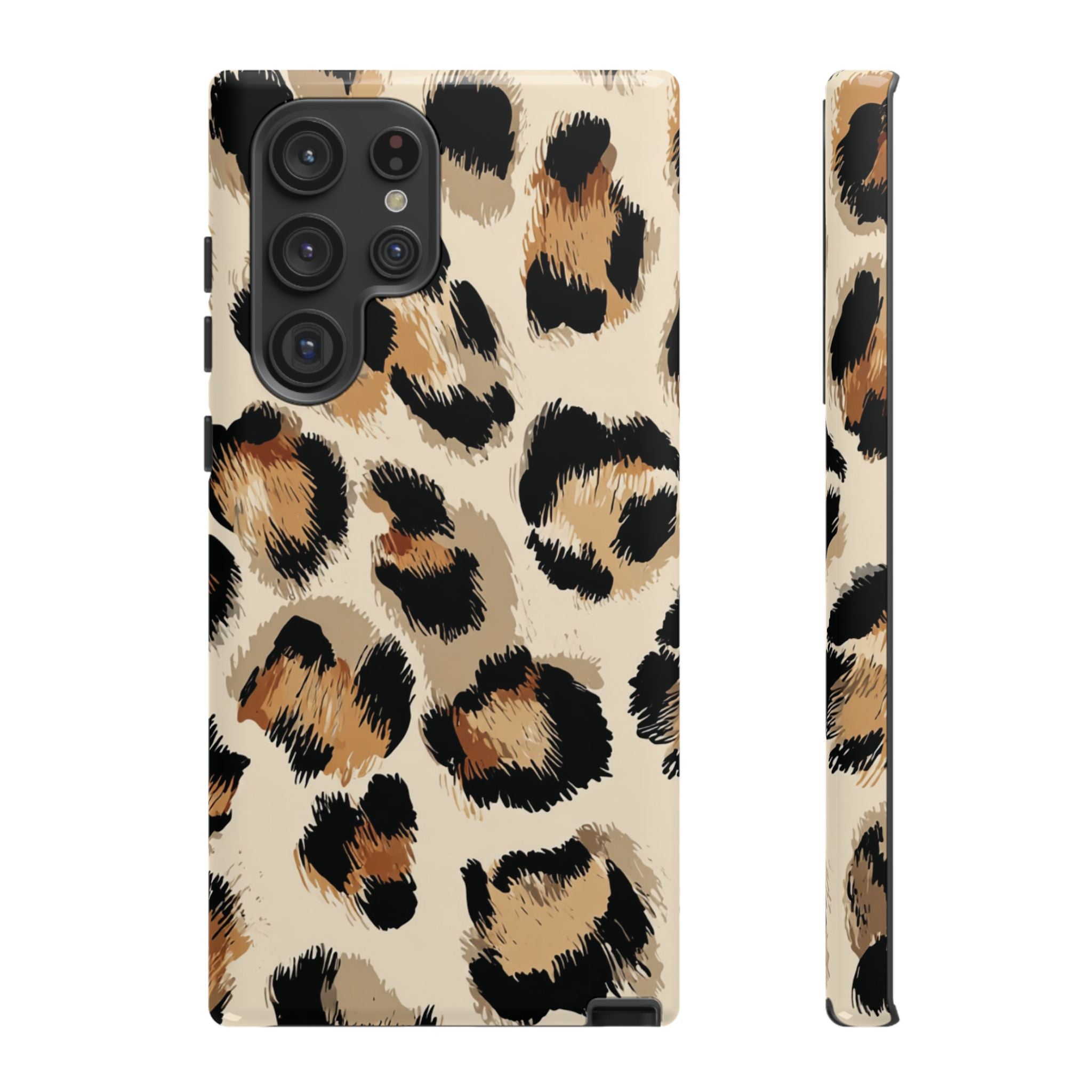 Stylish Leopard Print Phone Case, Animal Print, Tough Case, Gift for Her