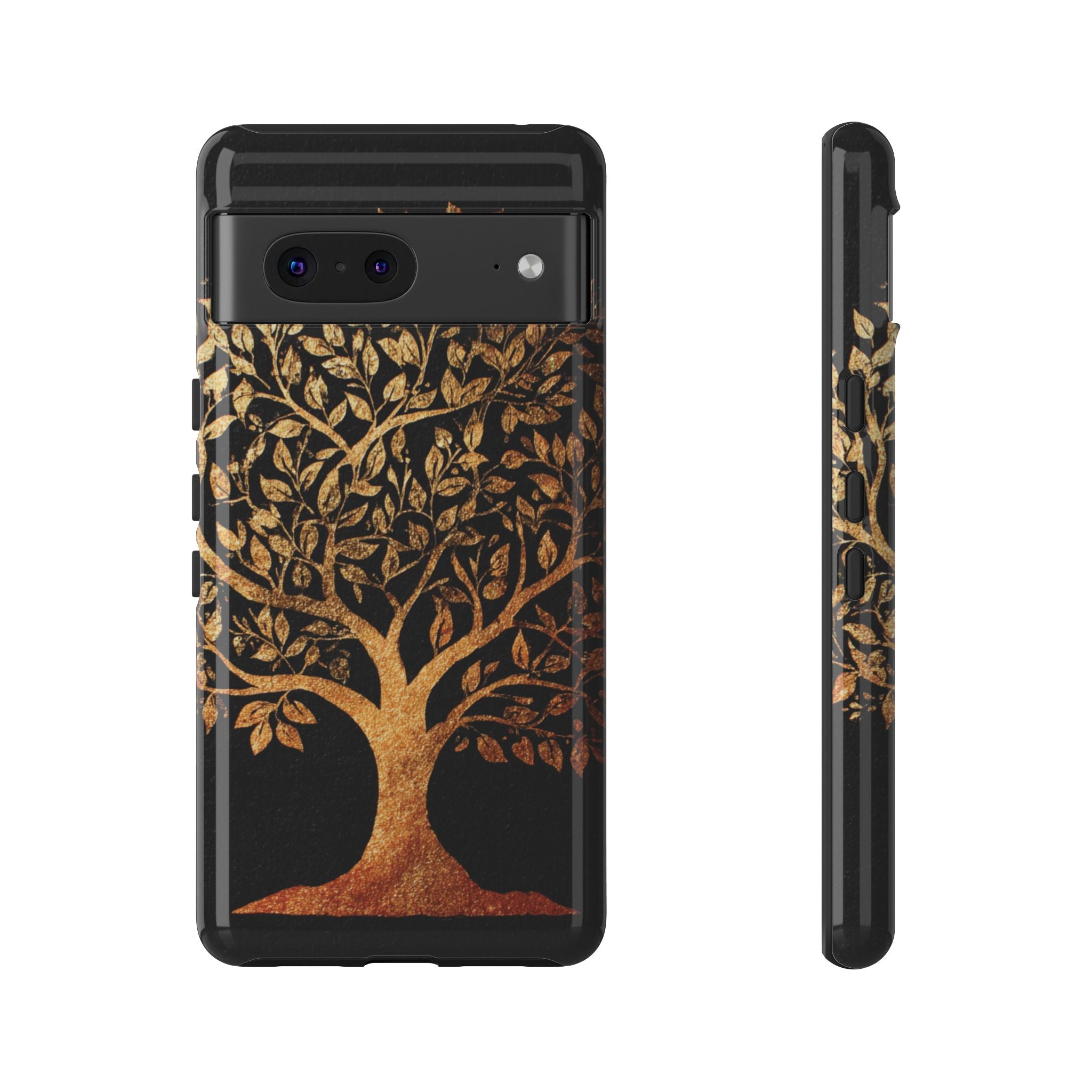 Golden Tree Phone Case, Tough Cases, Nature Lover Gift