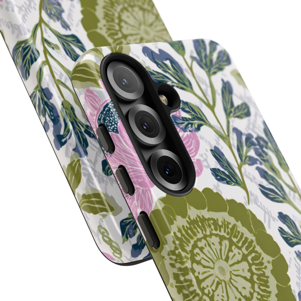 Floral Phone Case, Tough Cases with Elegant Design, Stylish Phone Accessories