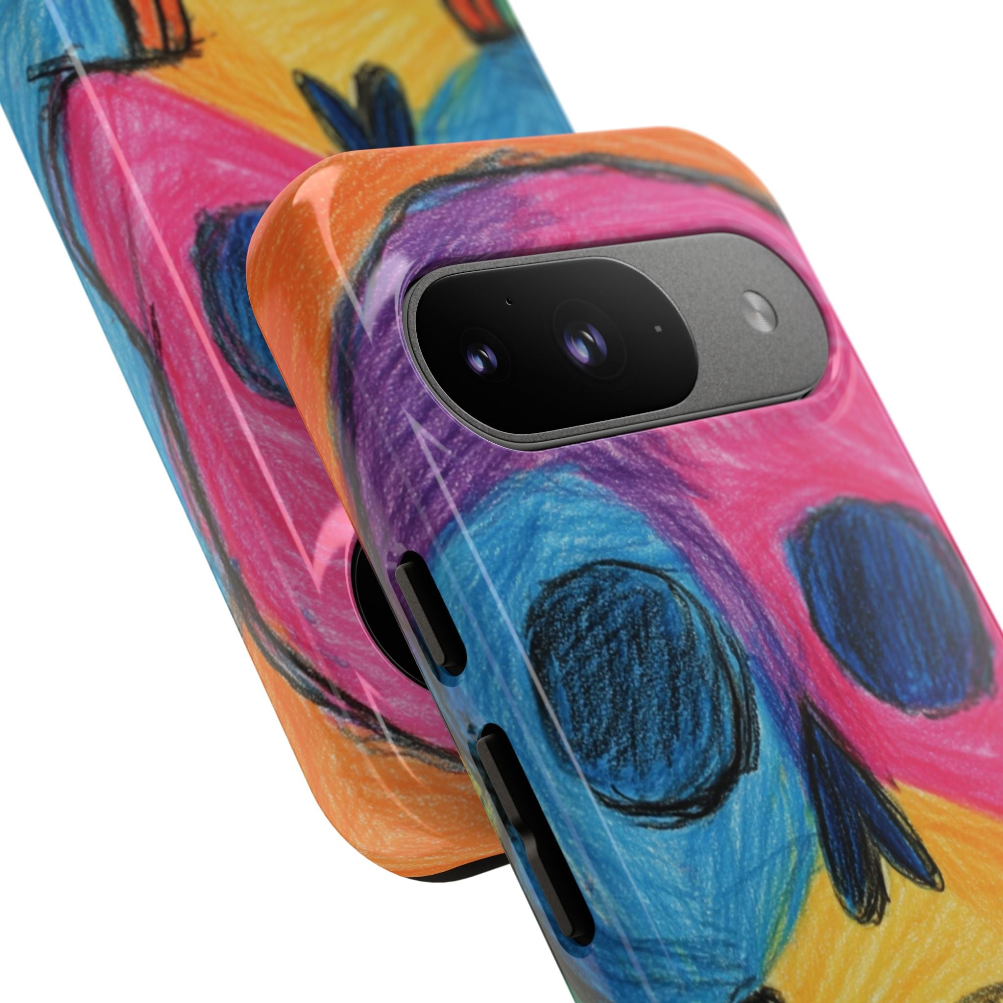 Vibrant Skull Phone Case | Tough Cases, Colorful Design, Unique Art Phone Cover
