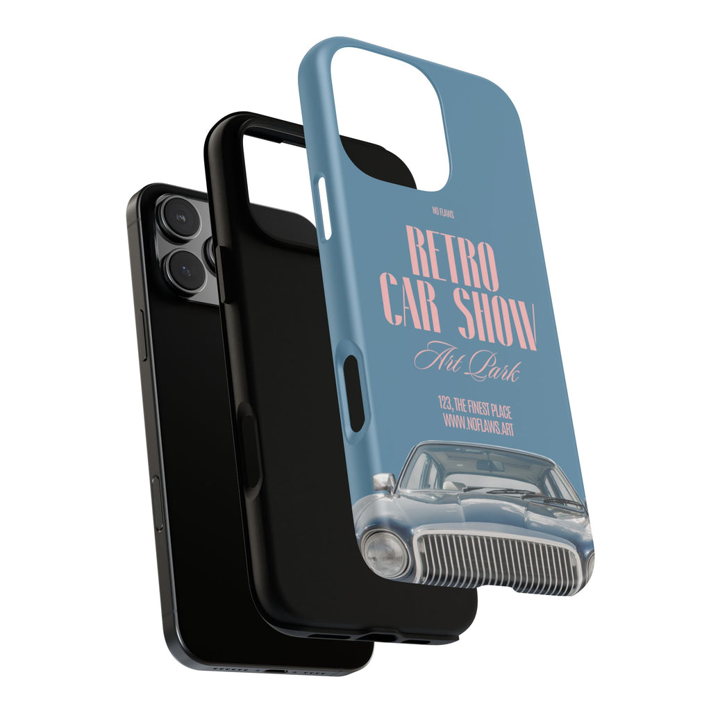 Retro Car Show Phone Case — Vintage Classic Auto Design