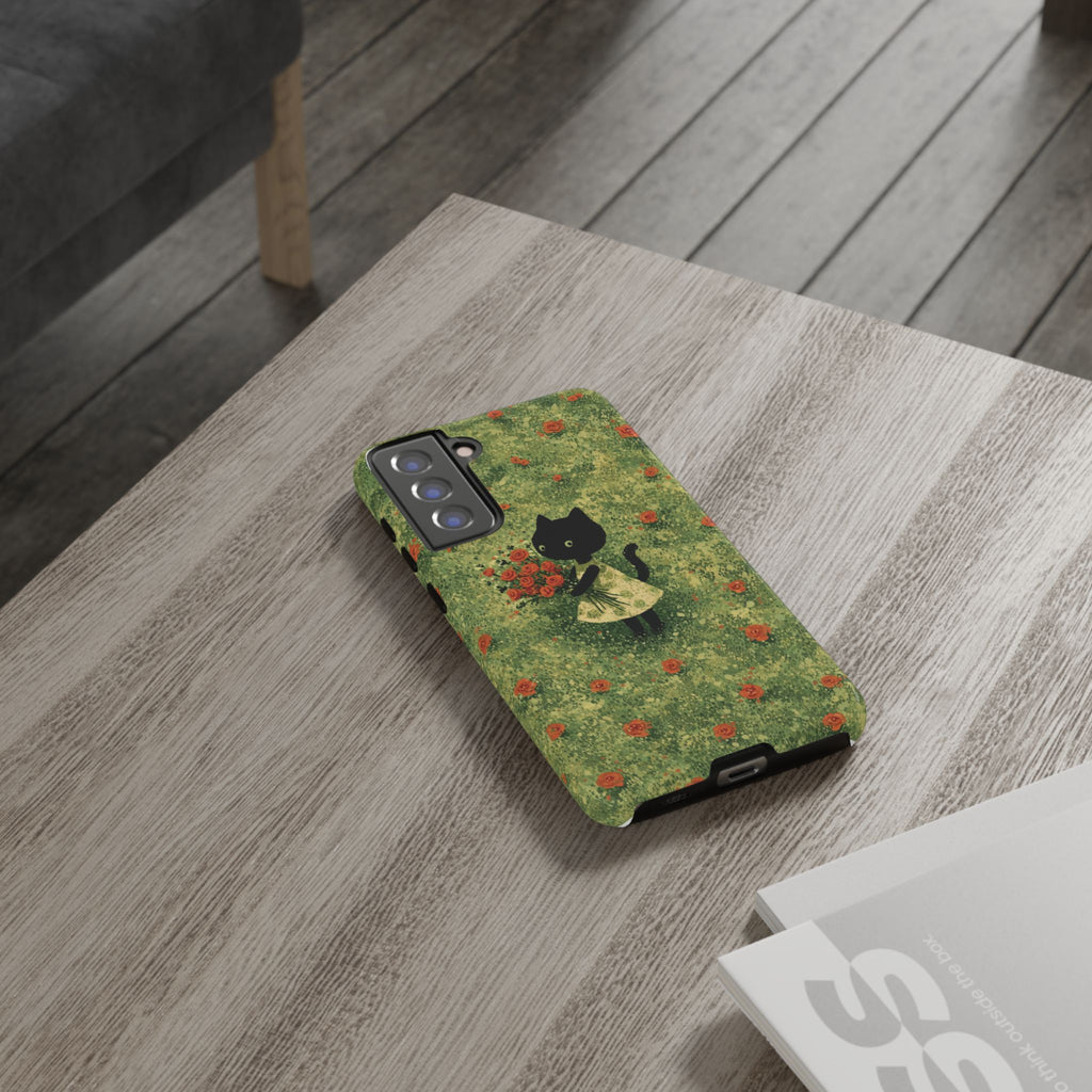Cute Cat Tough Cases for Cat Lovers, Gifts for Her, Pet Owner Accessories