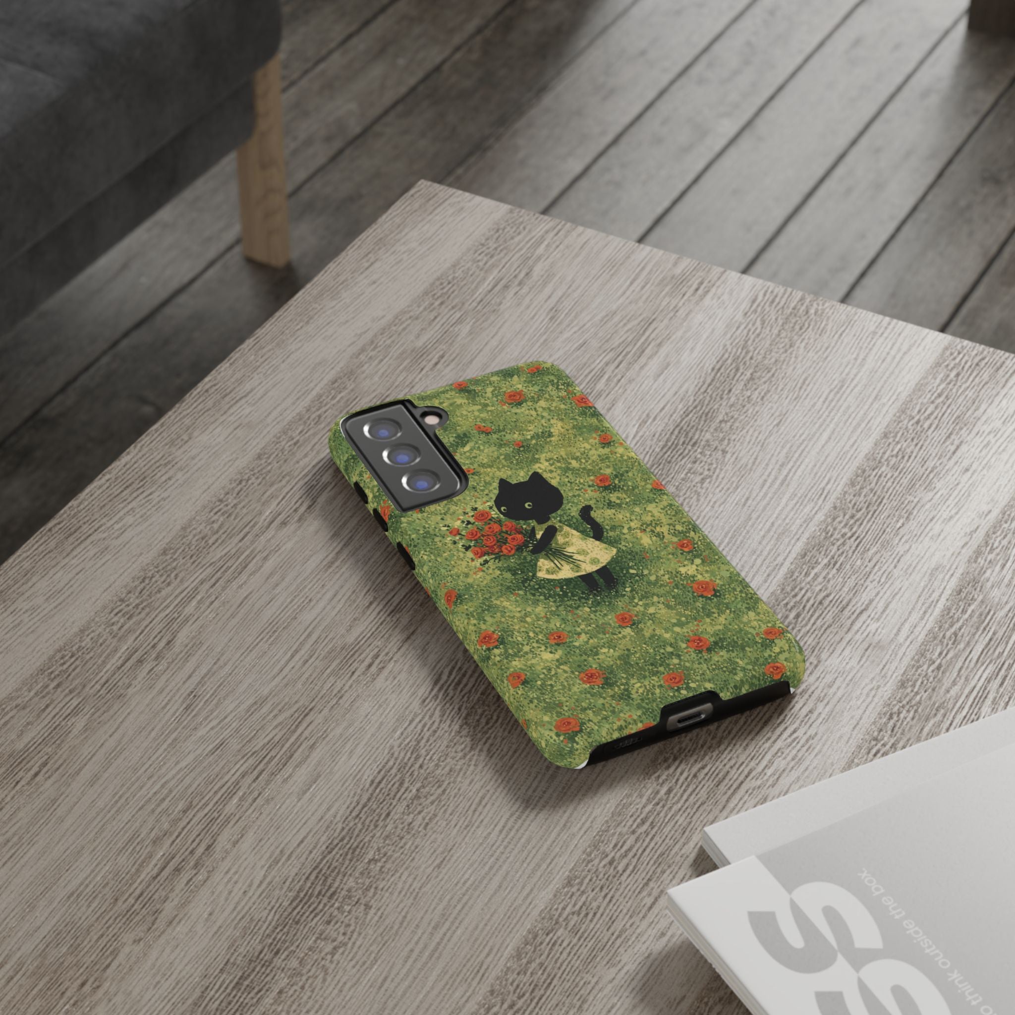 Cute Cat Tough Cases for Cat Lovers, Gifts for Her, Pet Owner Accessories
