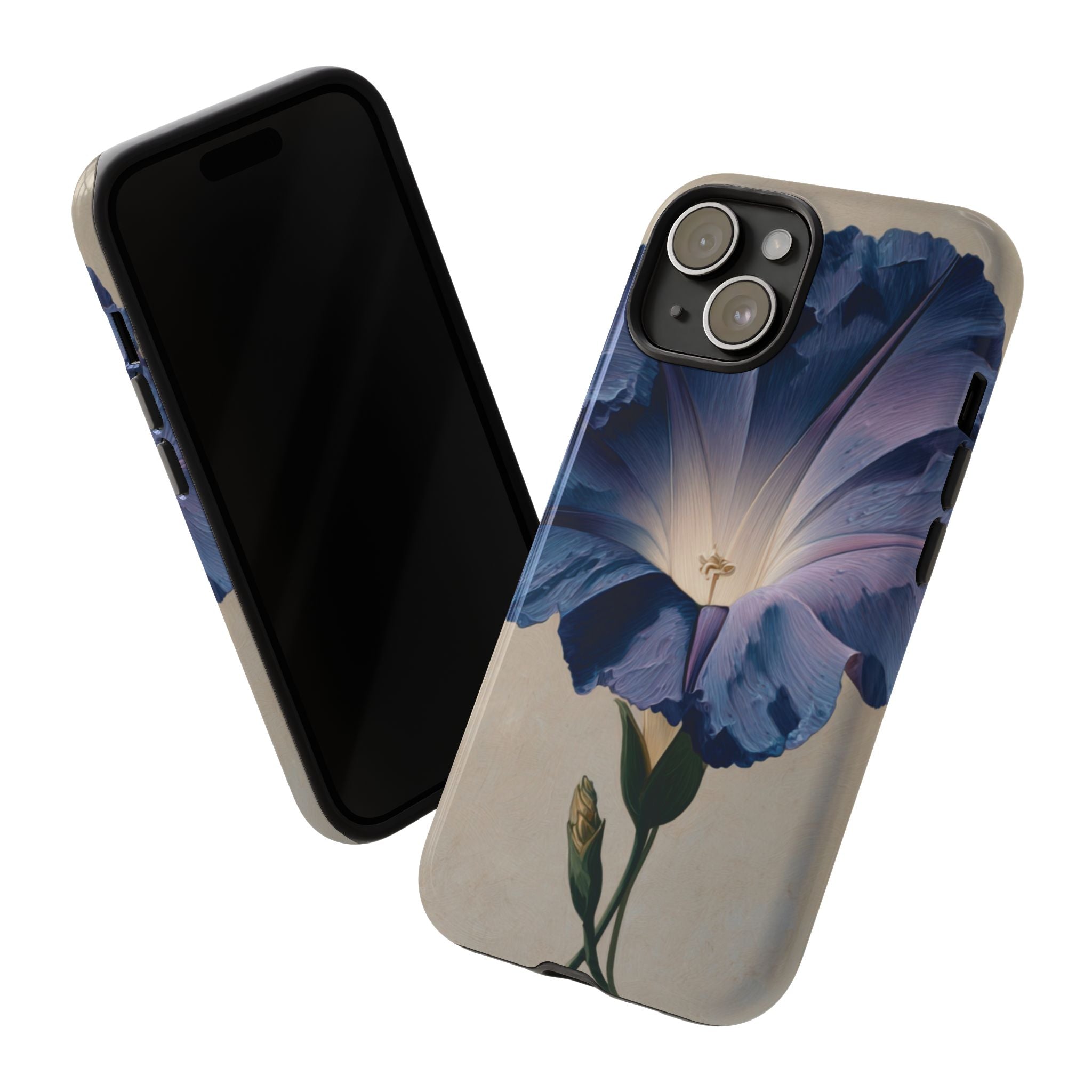 Floral Phone Case, Tough Cases with Purple Flower Design, Phone Accessories