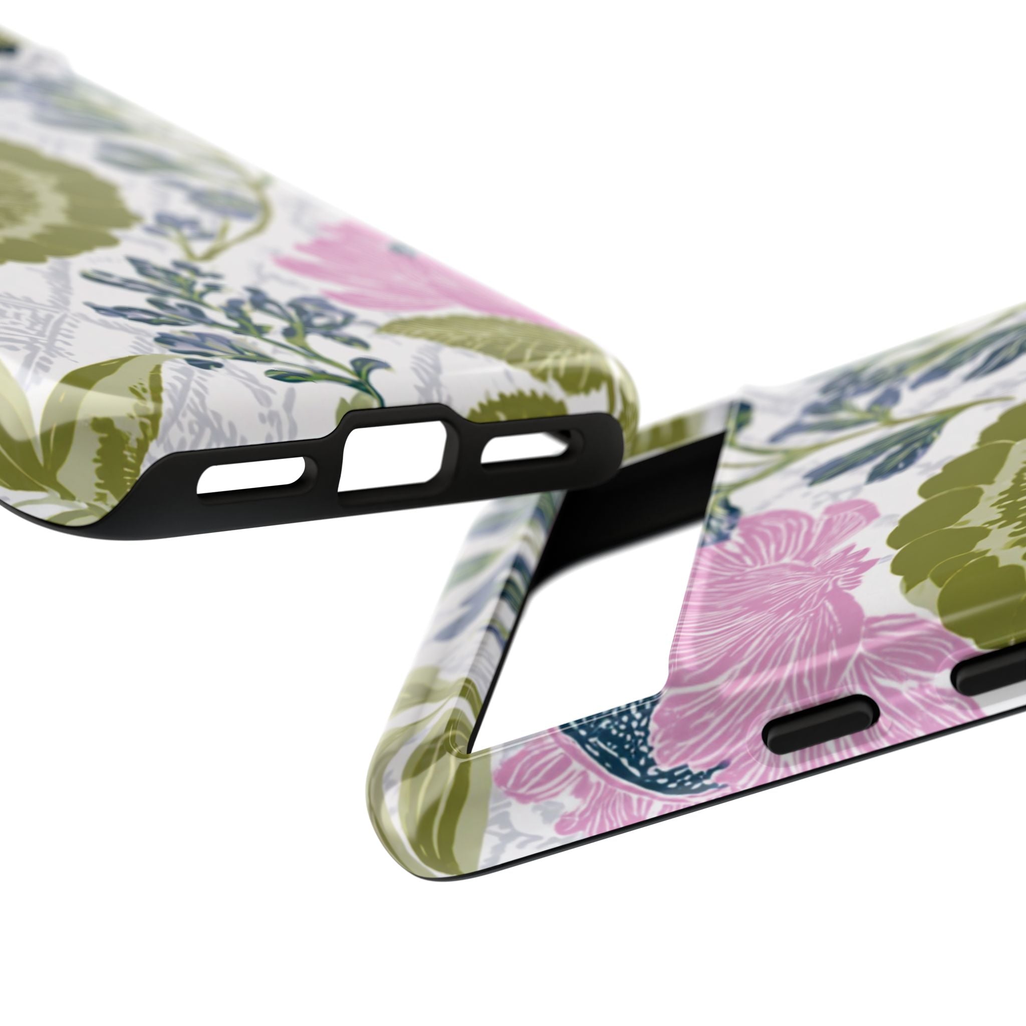 Floral Phone Case, Tough Cases with Elegant Design, Stylish Phone Accessories