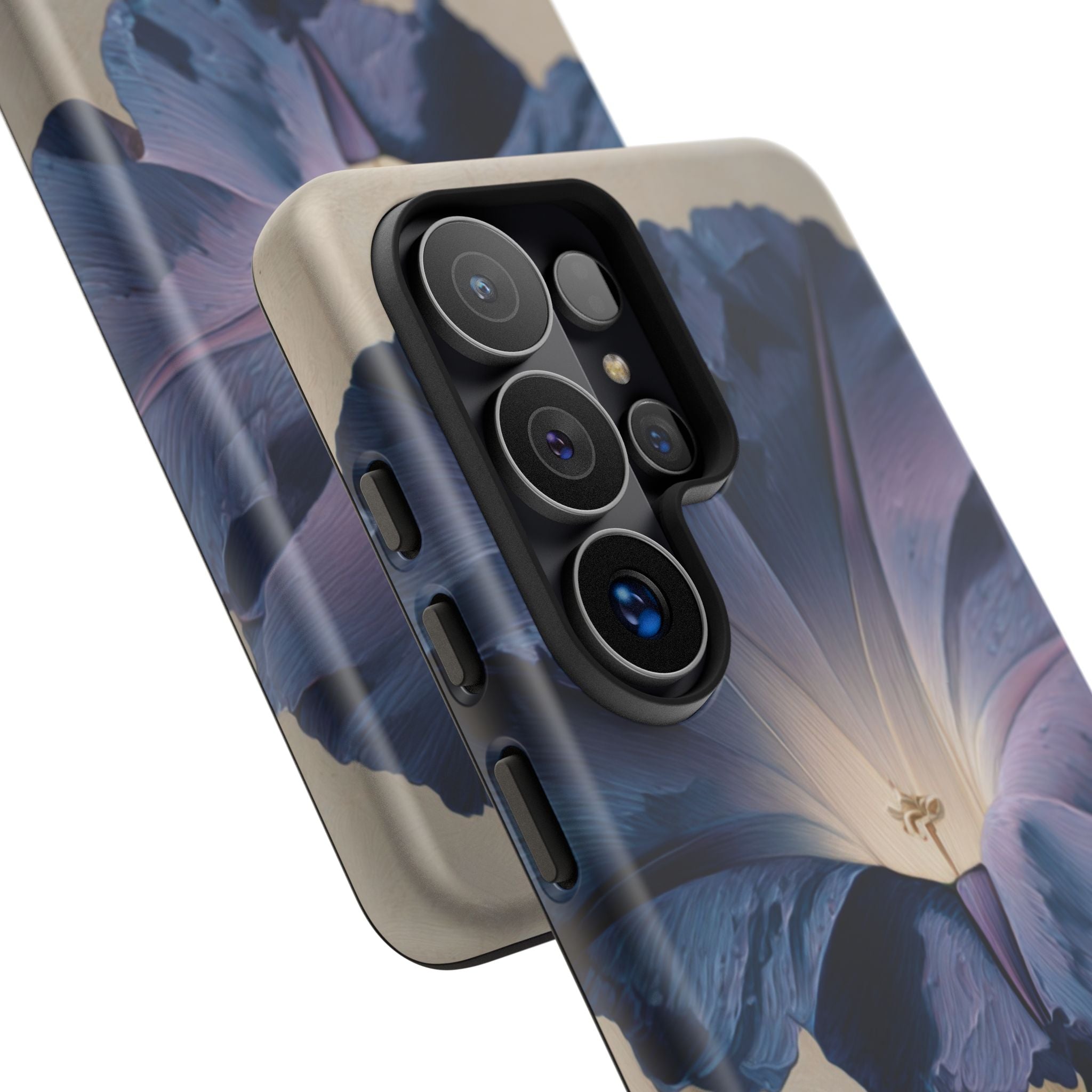 Floral Phone Case, Tough Cases with Purple Flower Design, Phone Accessories