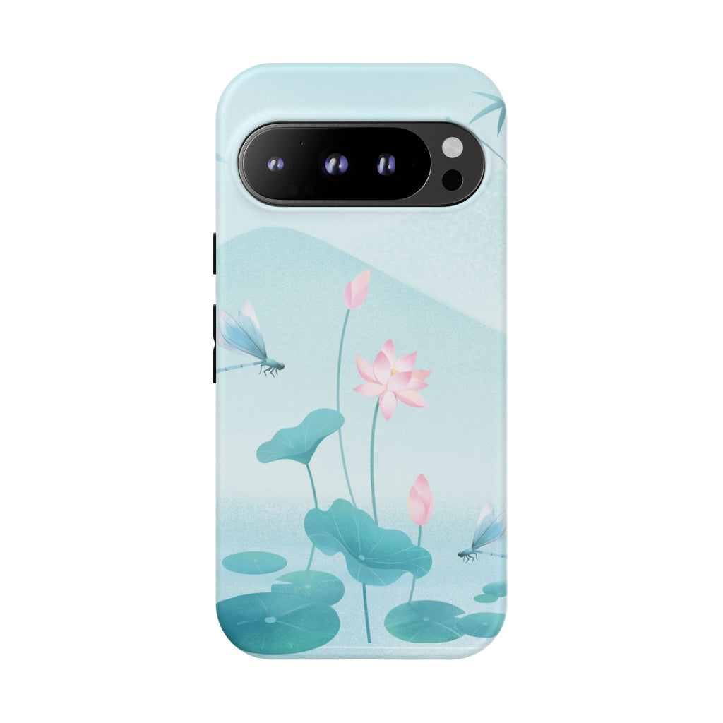 Lotus Pond Phone Case — Serene Floral iPhone Protective Cover