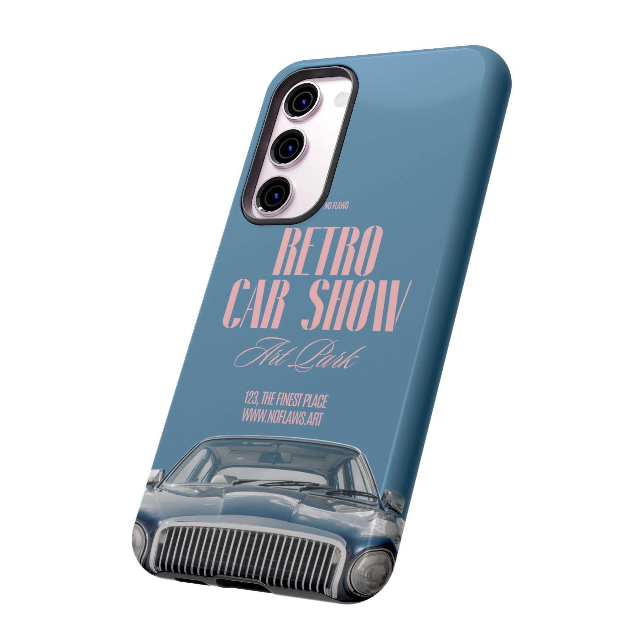 Retro Car Show Phone Case — Vintage Classic Auto Design