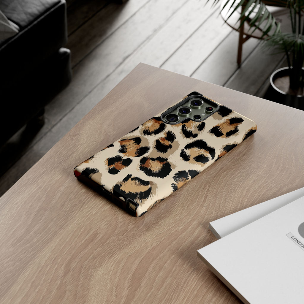 Stylish Leopard Print Phone Case, Animal Print, Tough Case, Gift for Her