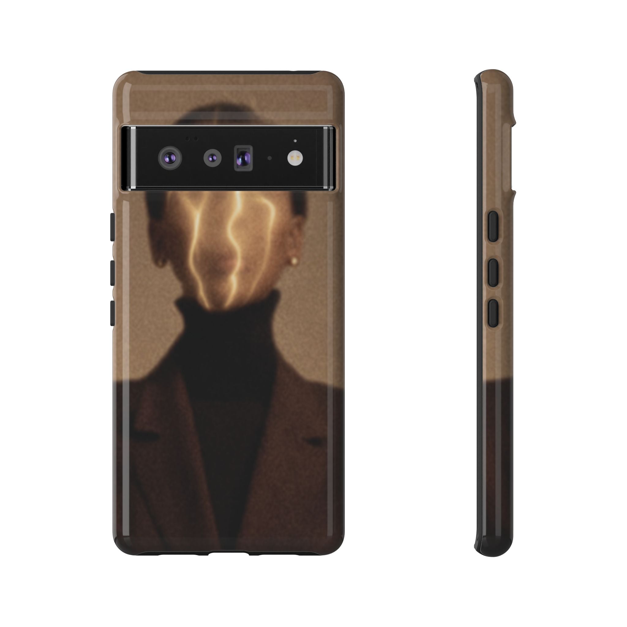 Stylish Phone Case with Artistic Design, Fashion Tech Accessory, Tough Cases