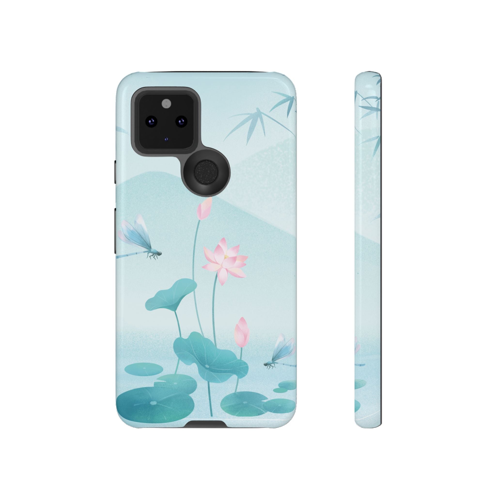 Lotus Pond Phone Case — Serene Floral iPhone Protective Cover
