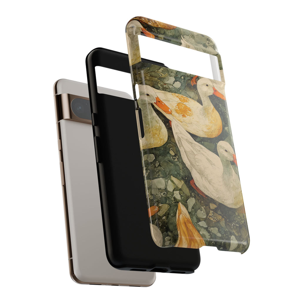 Duck-Themed Phone Case, Quirky Phone Cover, Nature Lover Gift