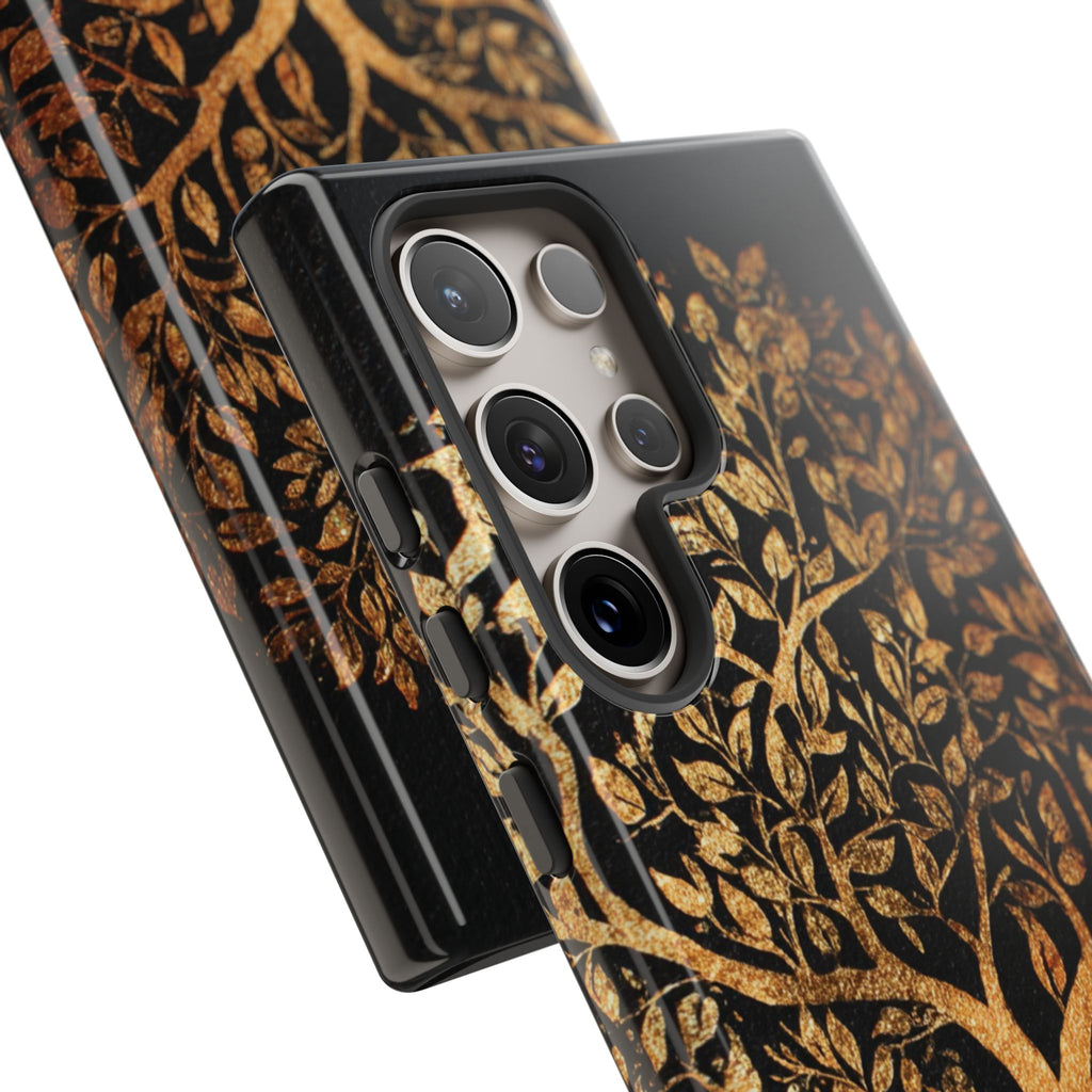Golden Tree Phone Case, Tough Cases, Nature Lover Gift