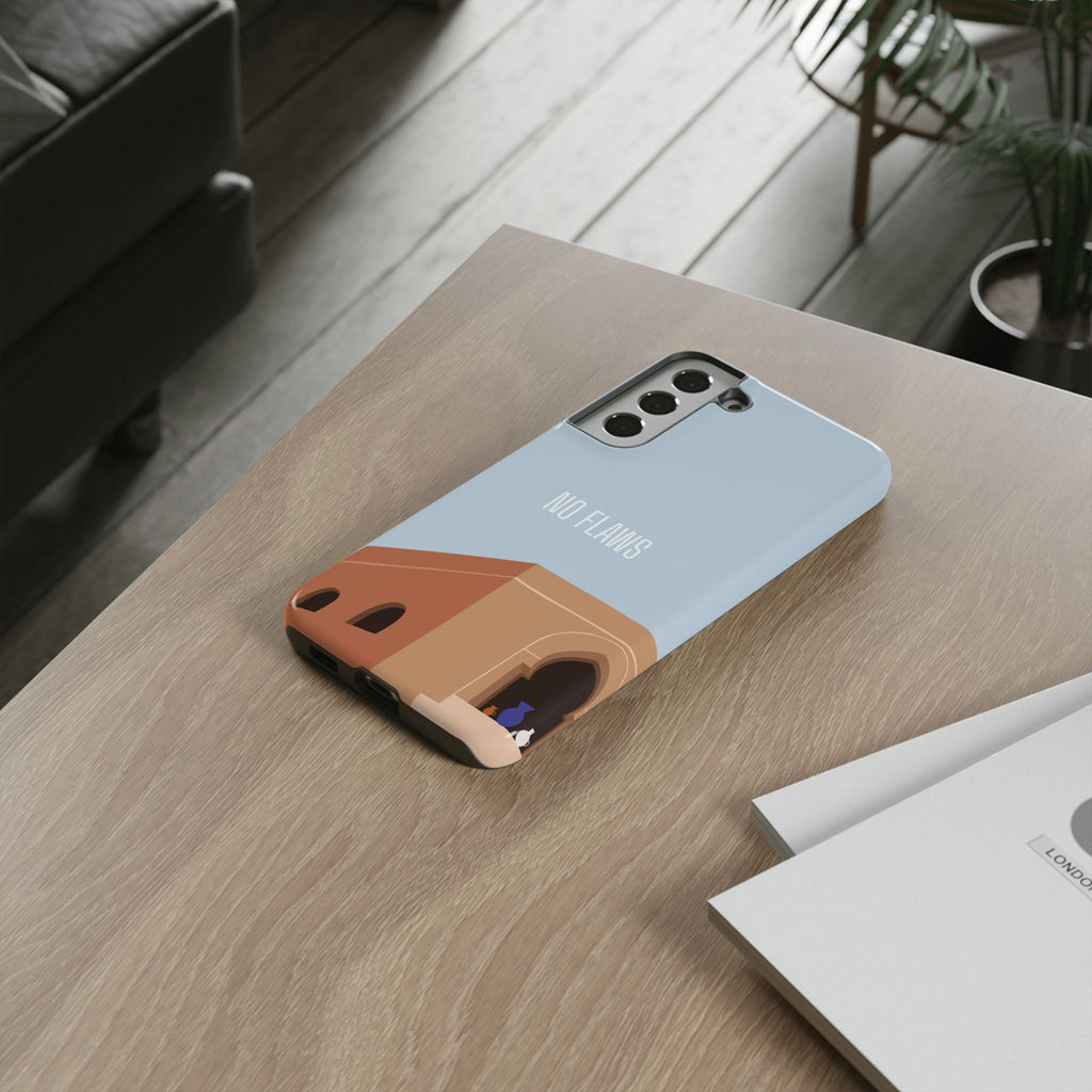 Minimal Desert Illustration “No Flaws” Protective Tough Case