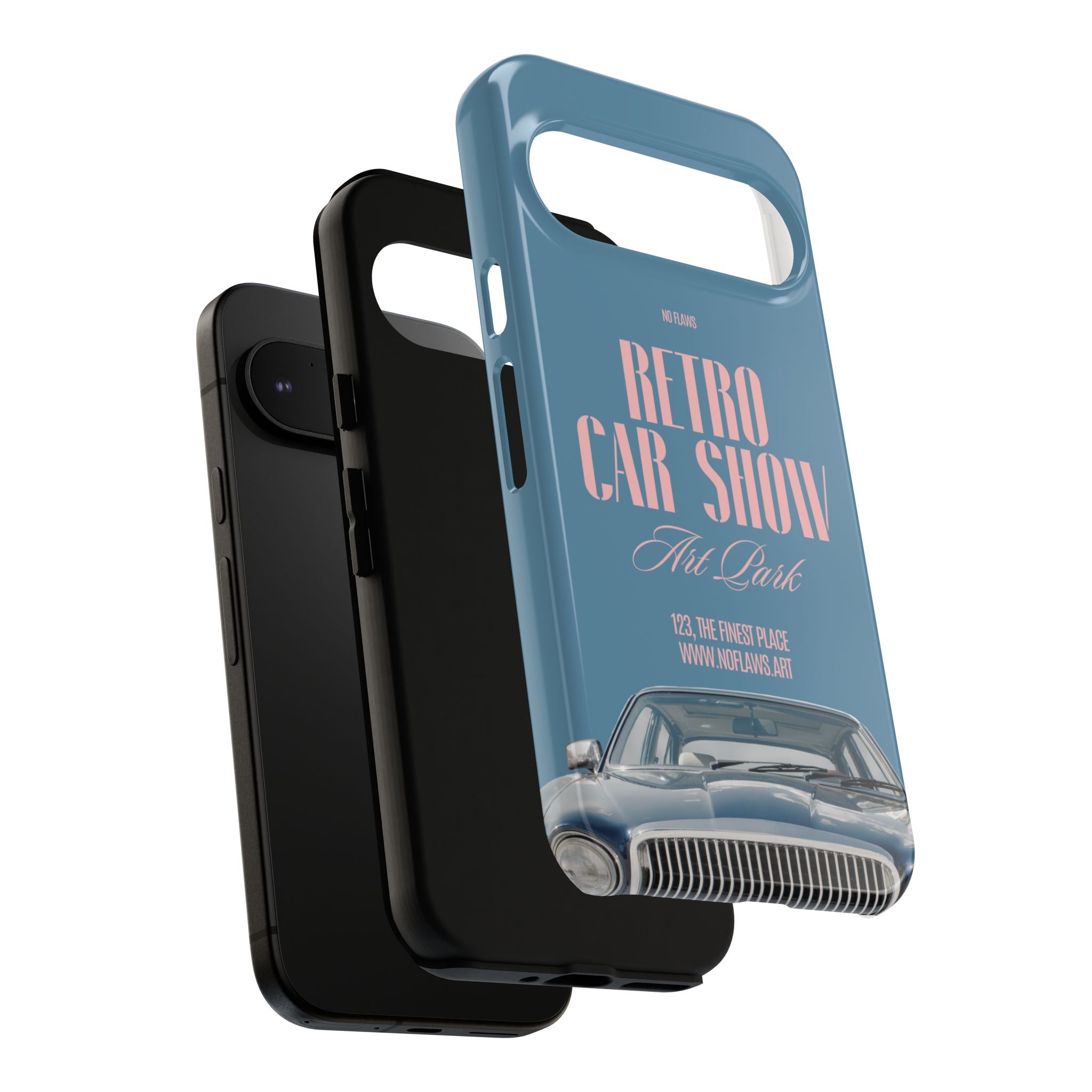 Retro Car Show Phone Case — Vintage Classic Auto Design