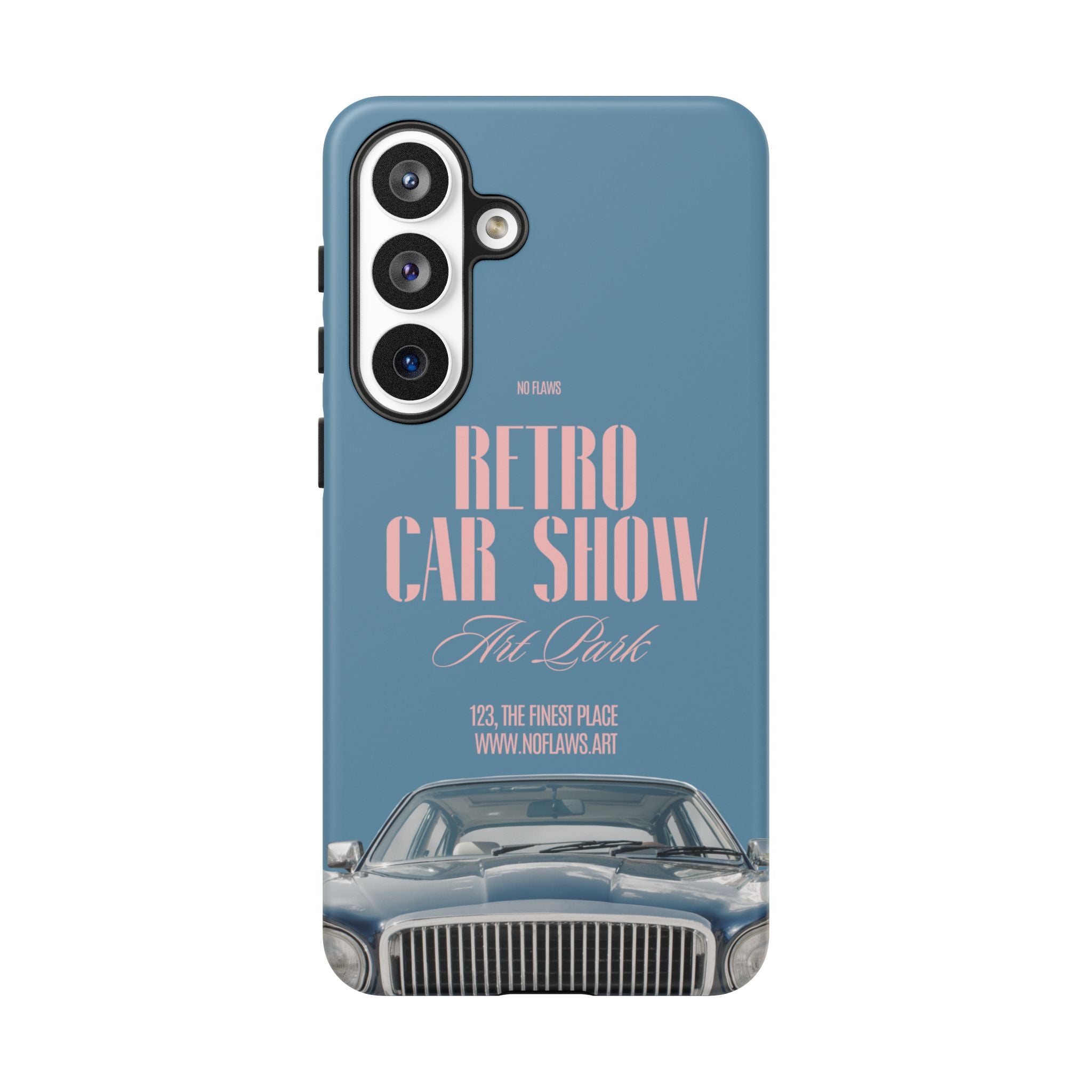 Retro Car Show Phone Case — Vintage Classic Auto Design