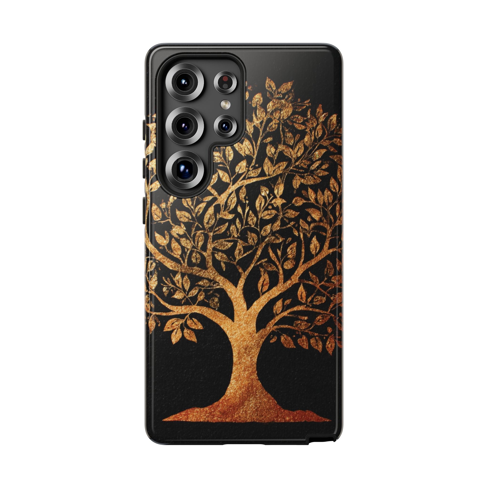 Golden Tree Phone Case, Tough Cases, Nature Lover Gift
