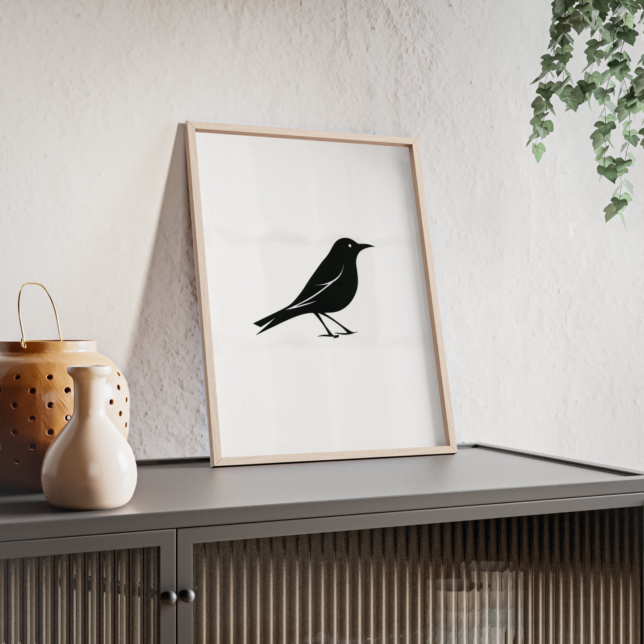 The Oriole Principle: A Study in Minimal Form – Framed Poster