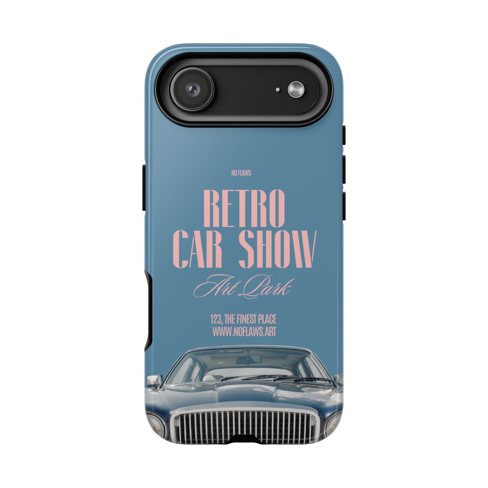 Retro Car Show Phone Case — Vintage Classic Auto Design