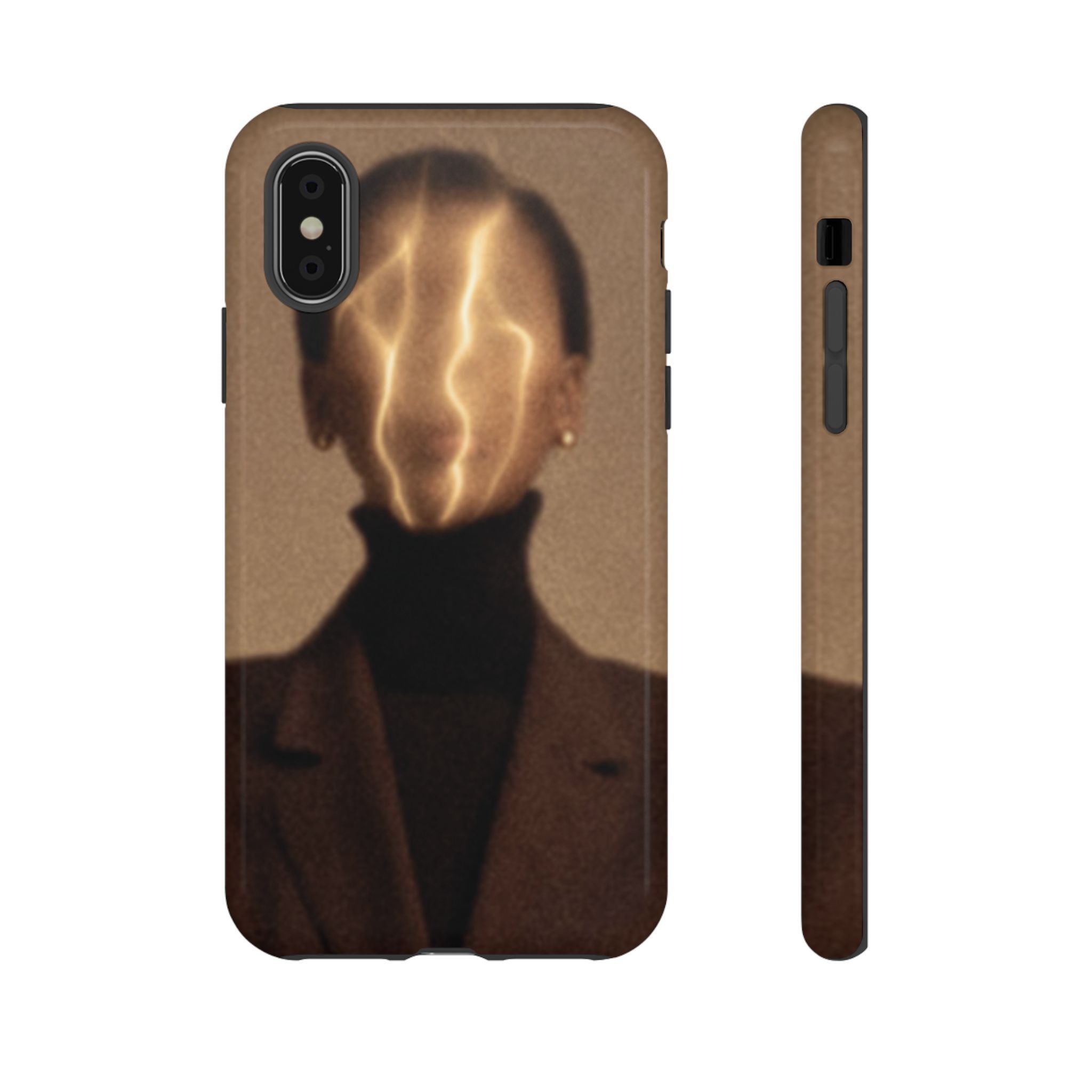 Stylish Phone Case with Artistic Design, Fashion Tech Accessory, Tough Cases