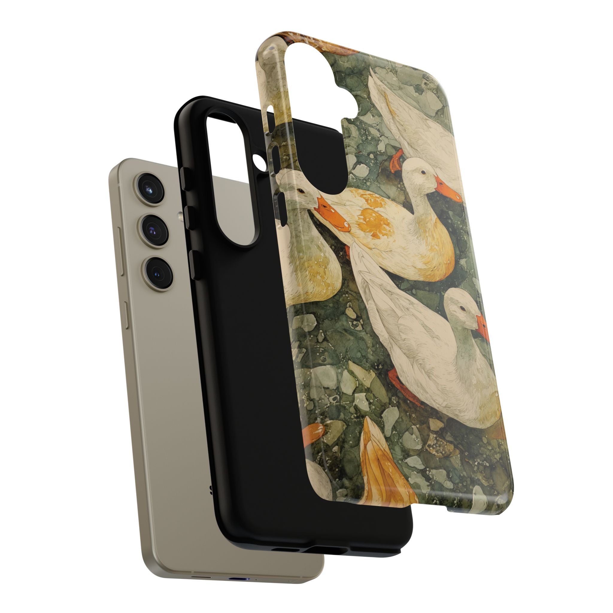 Duck-Themed Phone Case, Quirky Phone Cover, Nature Lover Gift