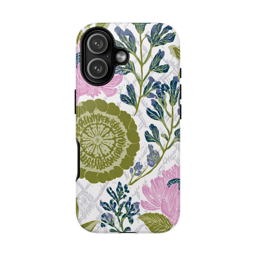 Floral Phone Case, Tough Cases with Elegant Design, Stylish Phone Accessories
