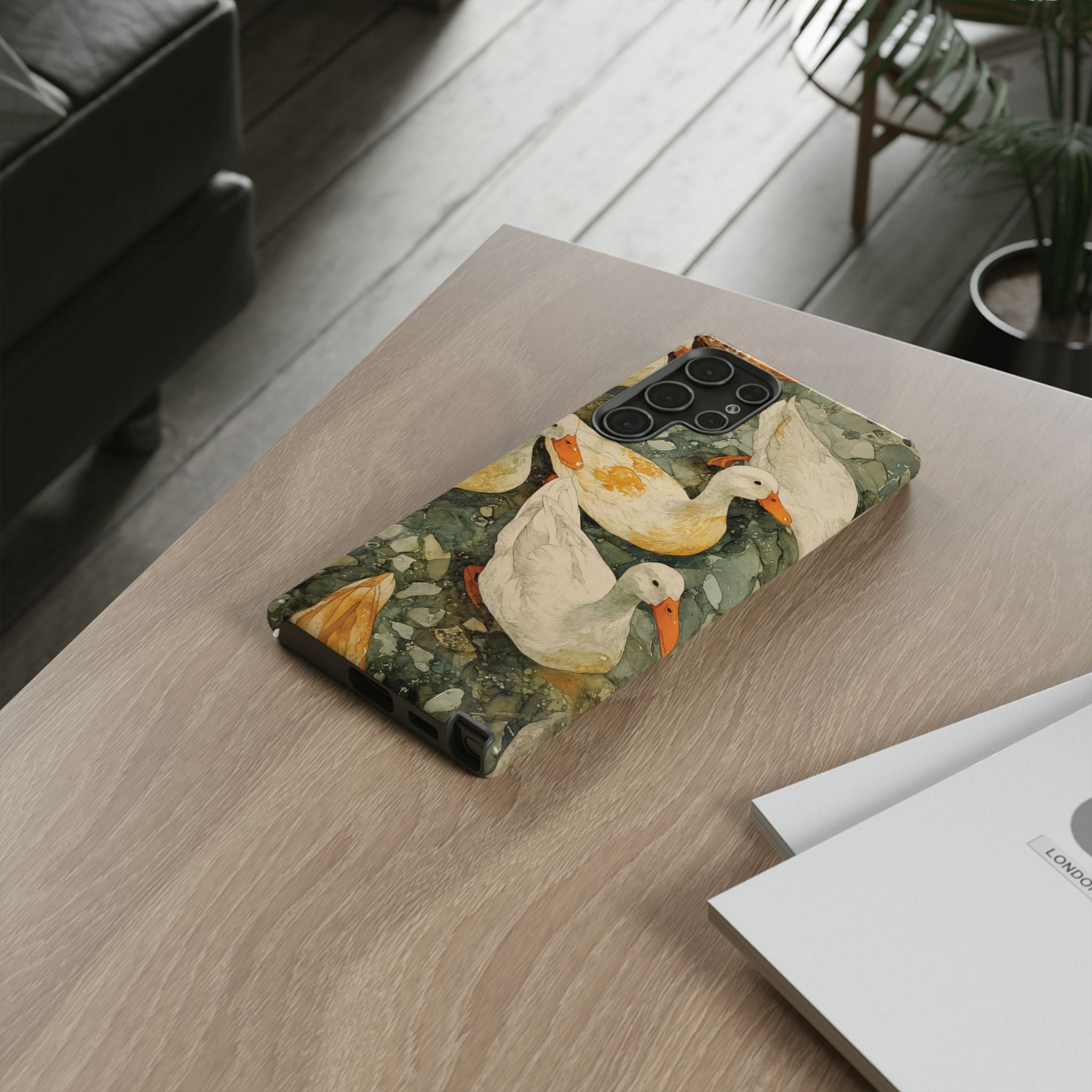 Duck-Themed Phone Case, Quirky Phone Cover, Nature Lover Gift