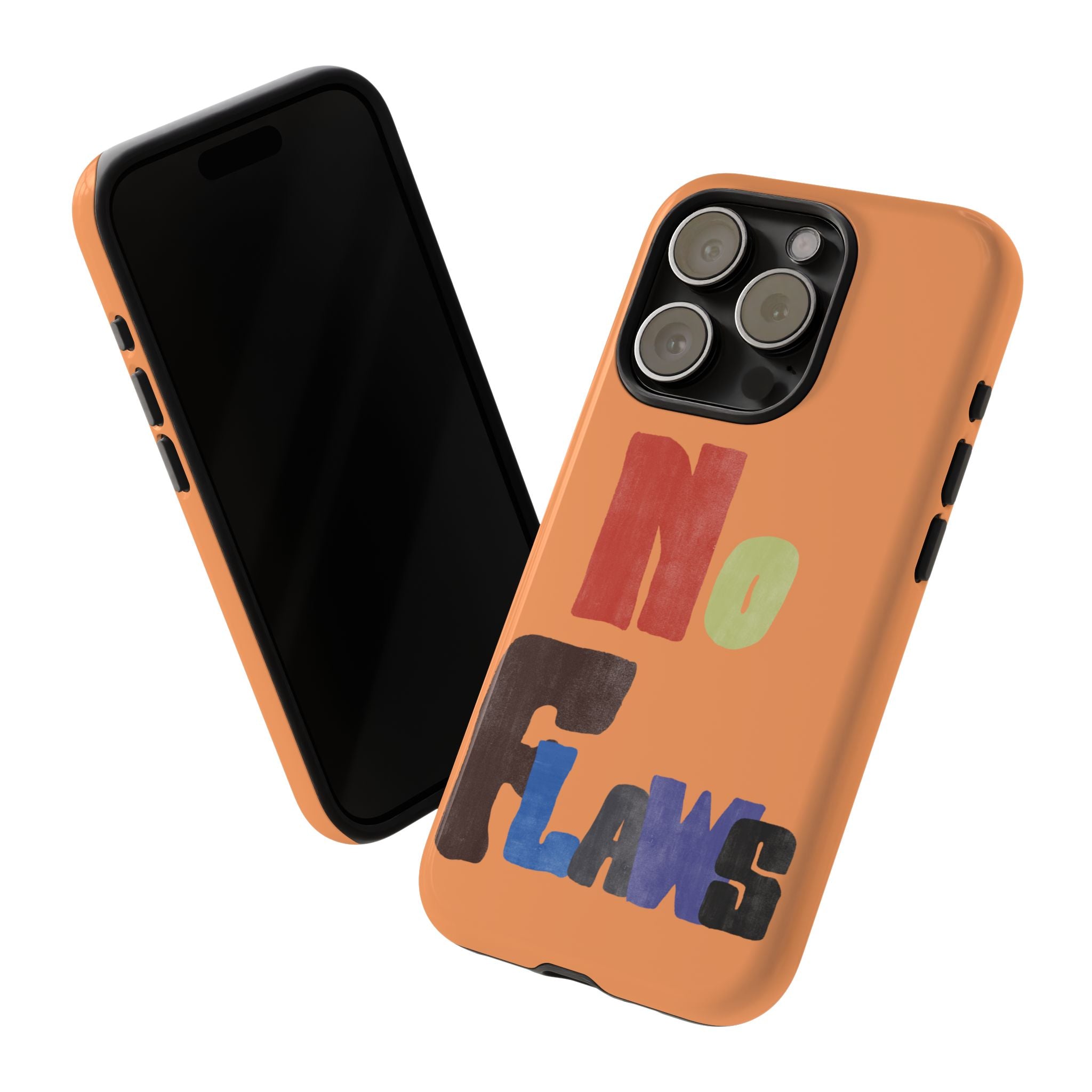 "No Flaws" Retro Hand-Lettered Protective Cover