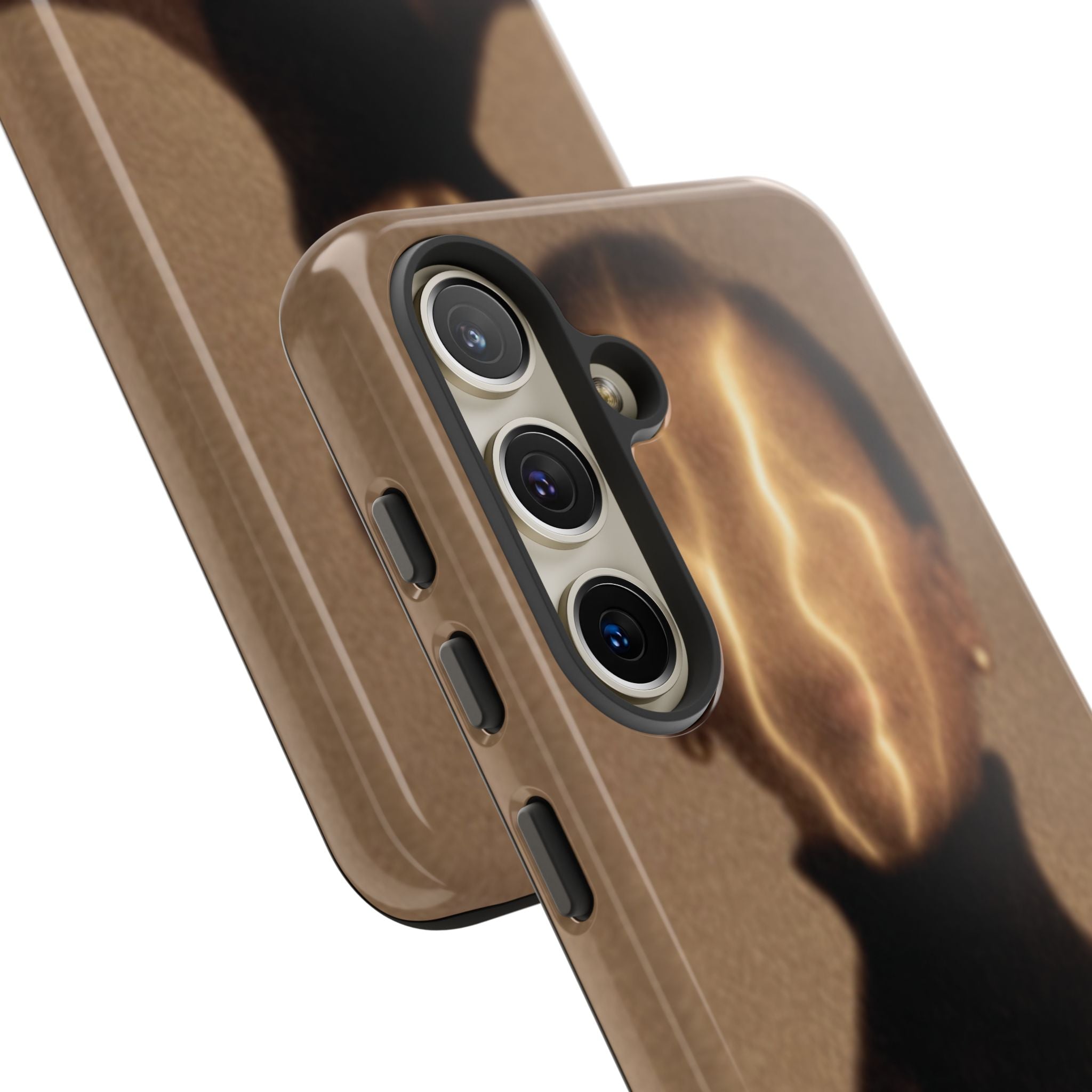 Stylish Phone Case with Artistic Design, Fashion Tech Accessory, Tough Cases
