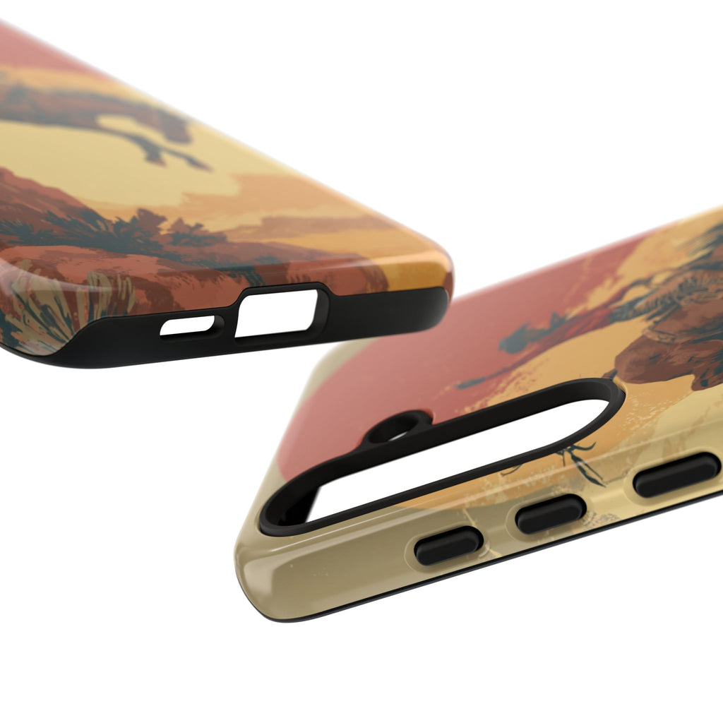 Cowboy Phone Case - Wild West Style, Tough Protection for Outdoor Lovers