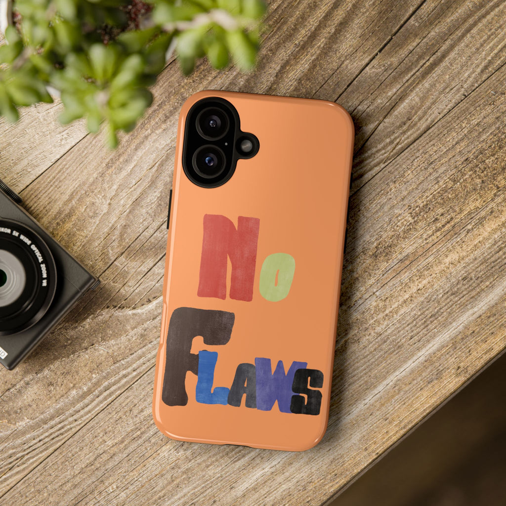 "No Flaws" Retro Hand-Lettered Protective Cover